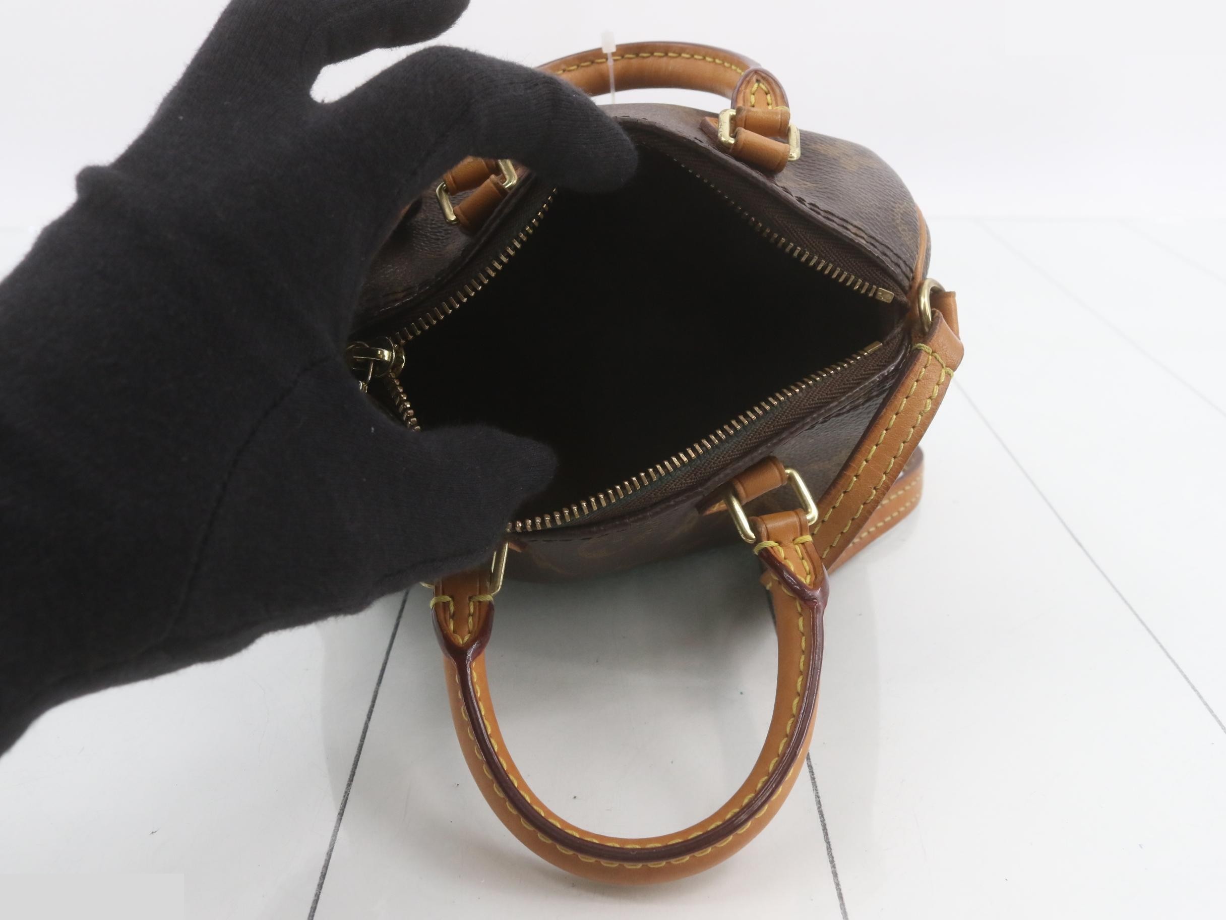 Monogram Mini Speedy 2-Way Shoulder Bag — view 4