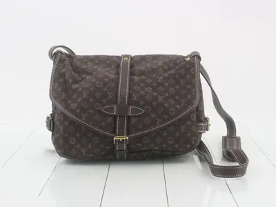 Monogram Mini Lin Saumur 30 Ebene