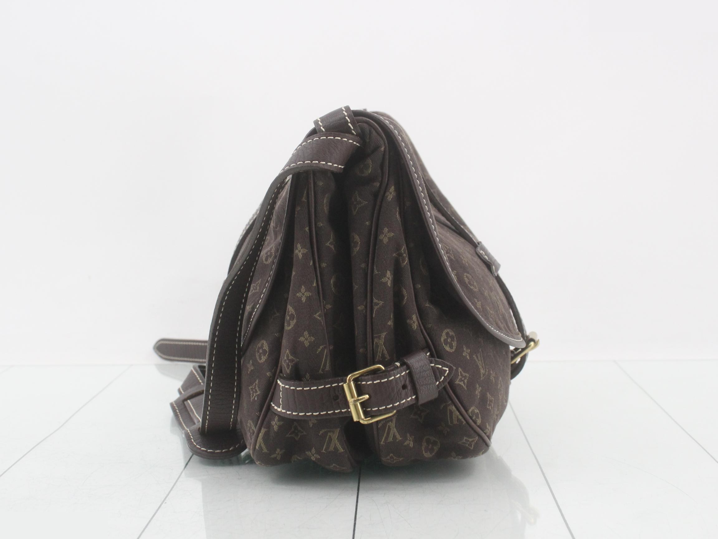 Monogram Mini Lin Saumur 30 Ebene — view 3