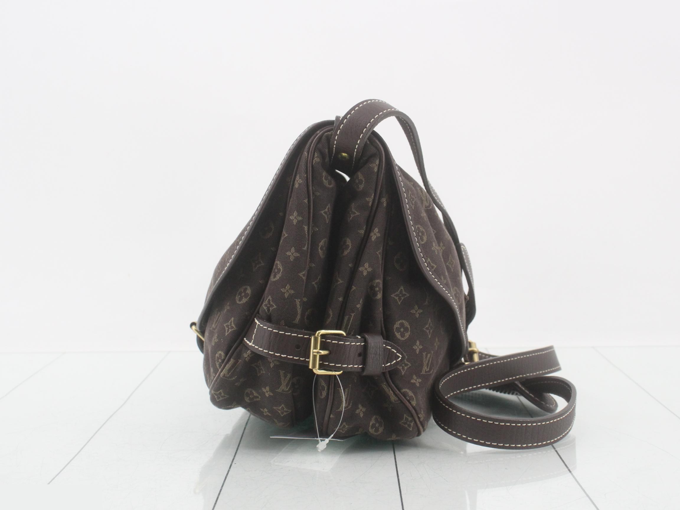 Monogram Mini Lin Saumur 30 Ebene — view 4