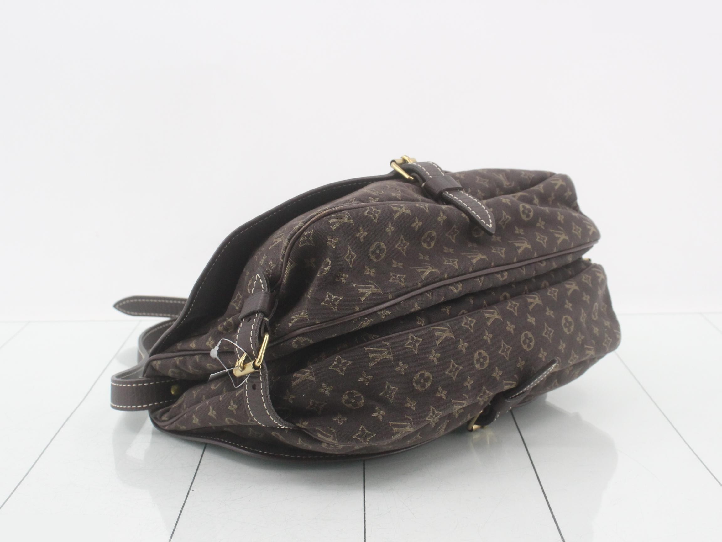 Monogram Mini Lin Saumur 30 Ebene — view 5
