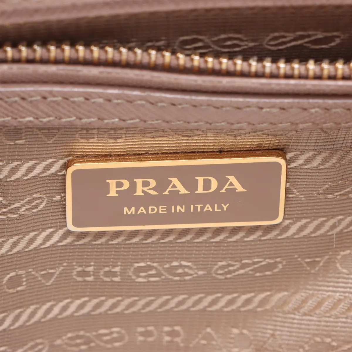 Saffiano Luxe Leather 2WAY Handbag Beige 1BA896 — view 13