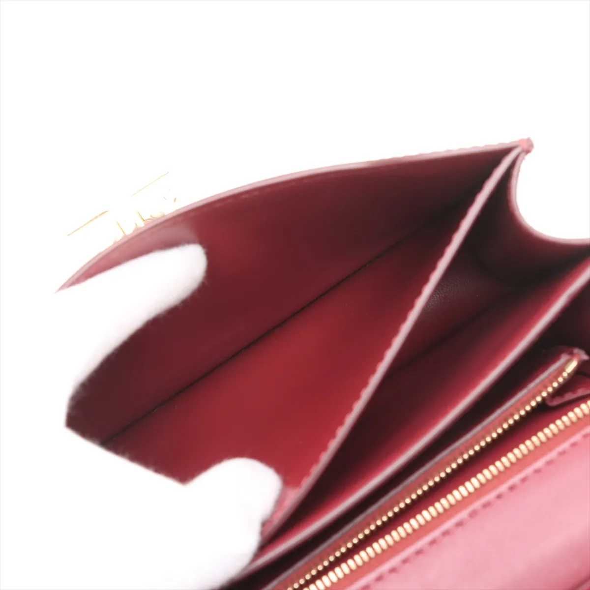 TB Leather Shoulder Bag Red — view 7