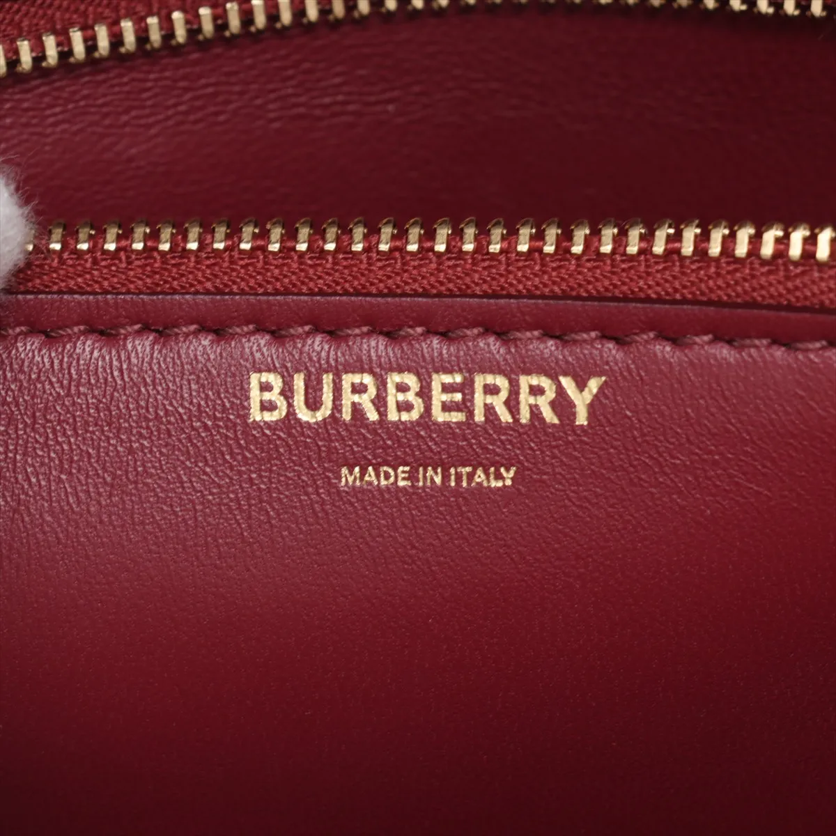 TB Leather Shoulder Bag Red — view 10