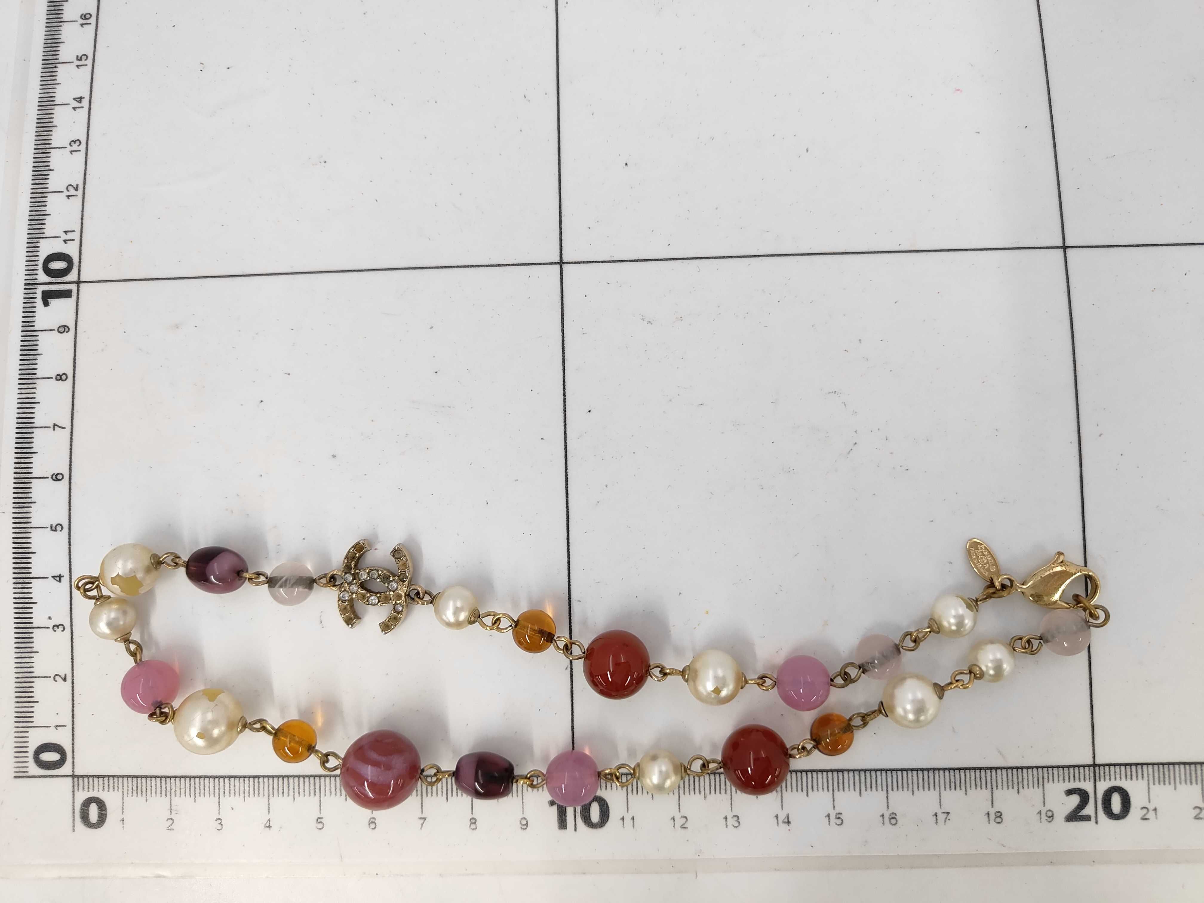 Coco Mark Rhinestone Pearl Necklace — view 6