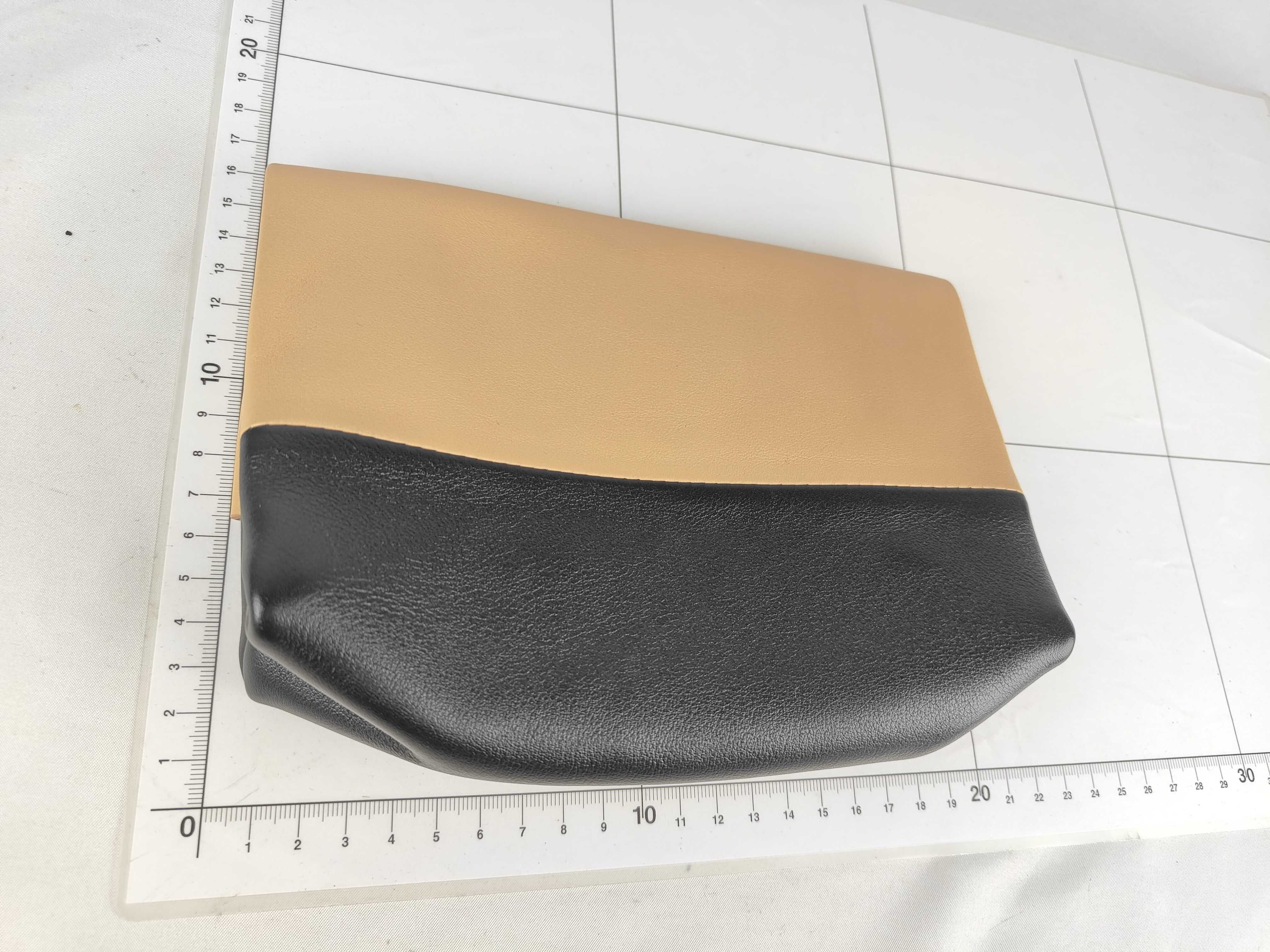 Bicolor Leather Pouch — view 2