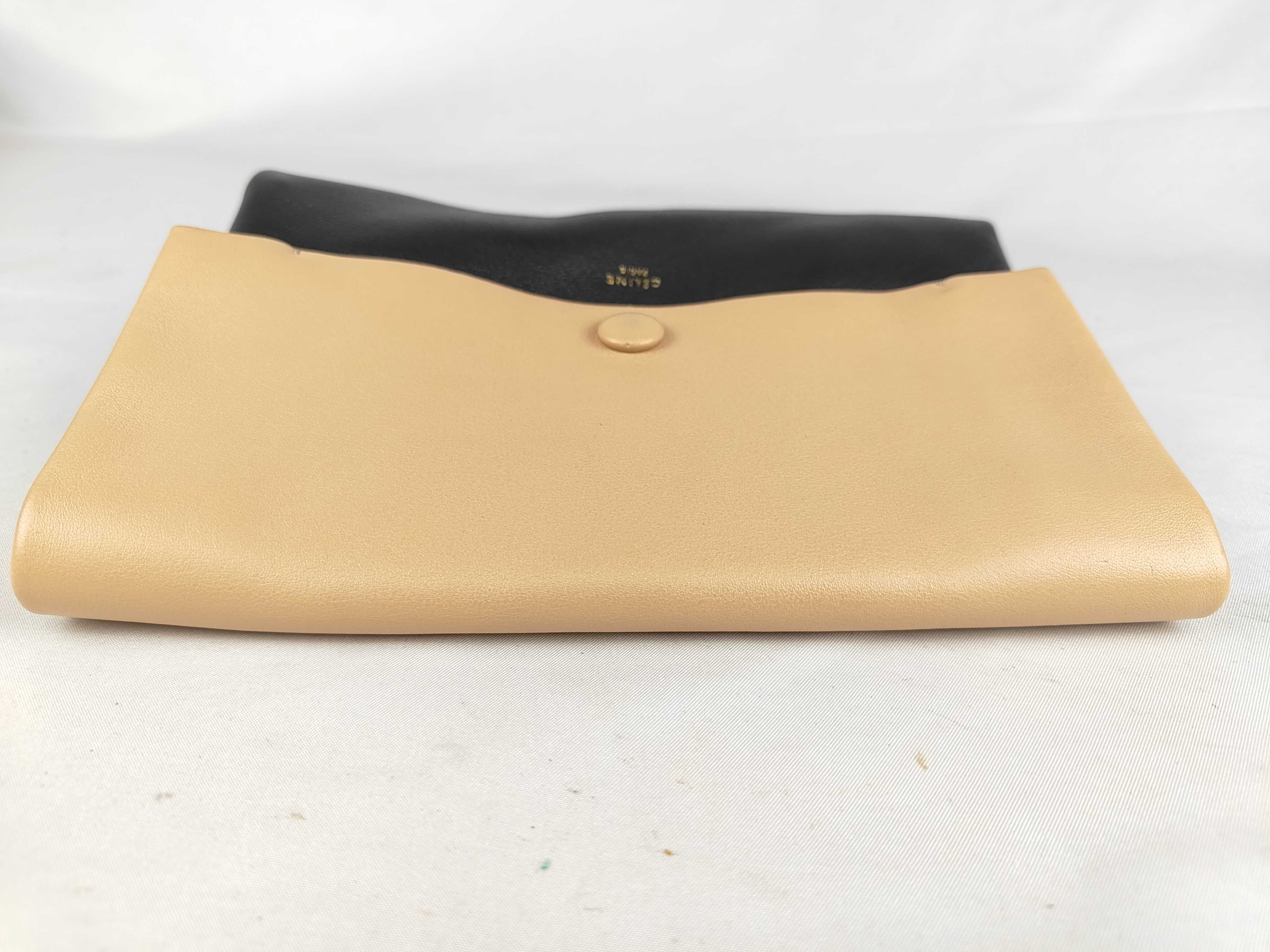 Bicolor Leather Pouch — view 3