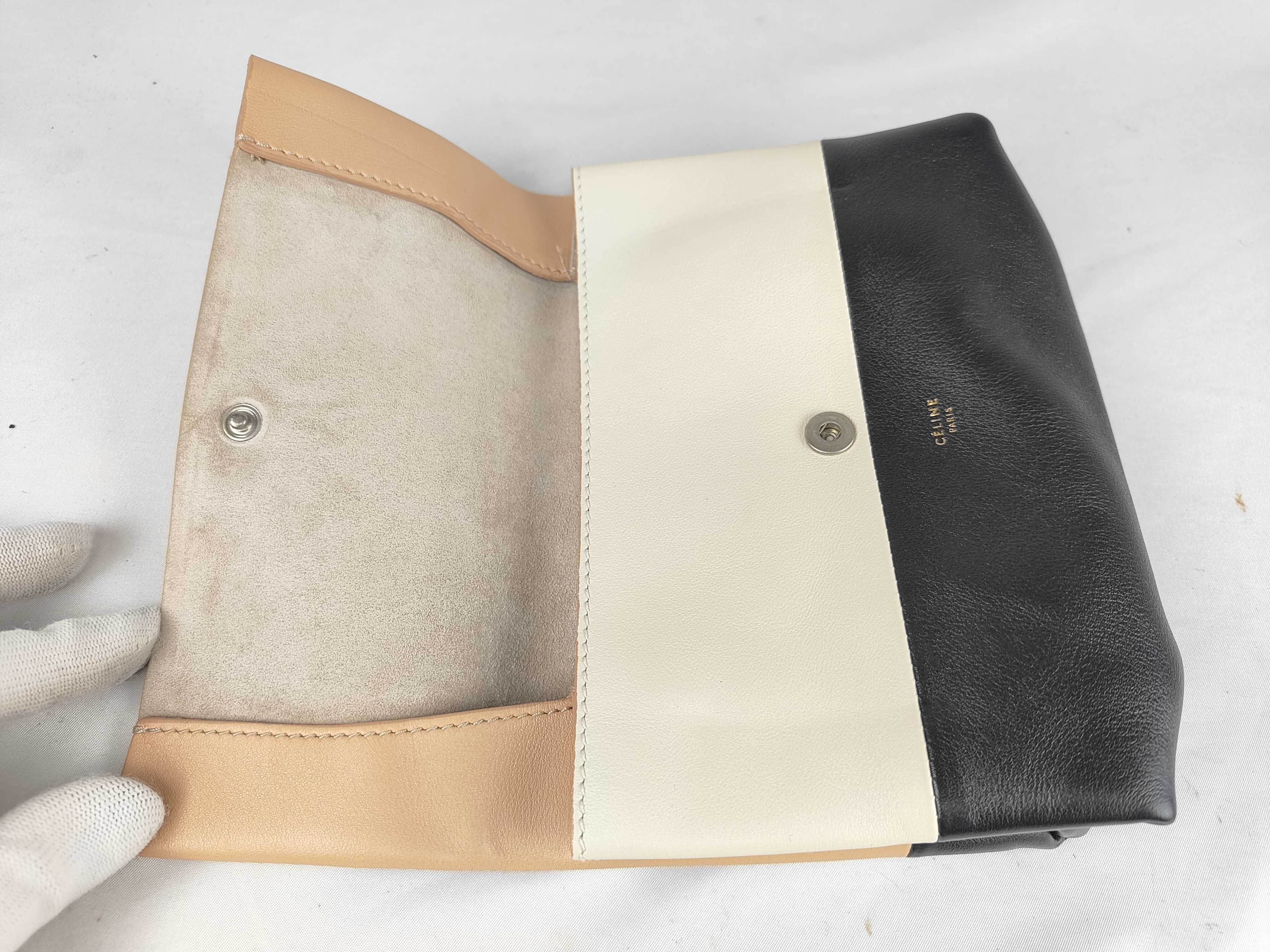 Bicolor Leather Pouch — view 7