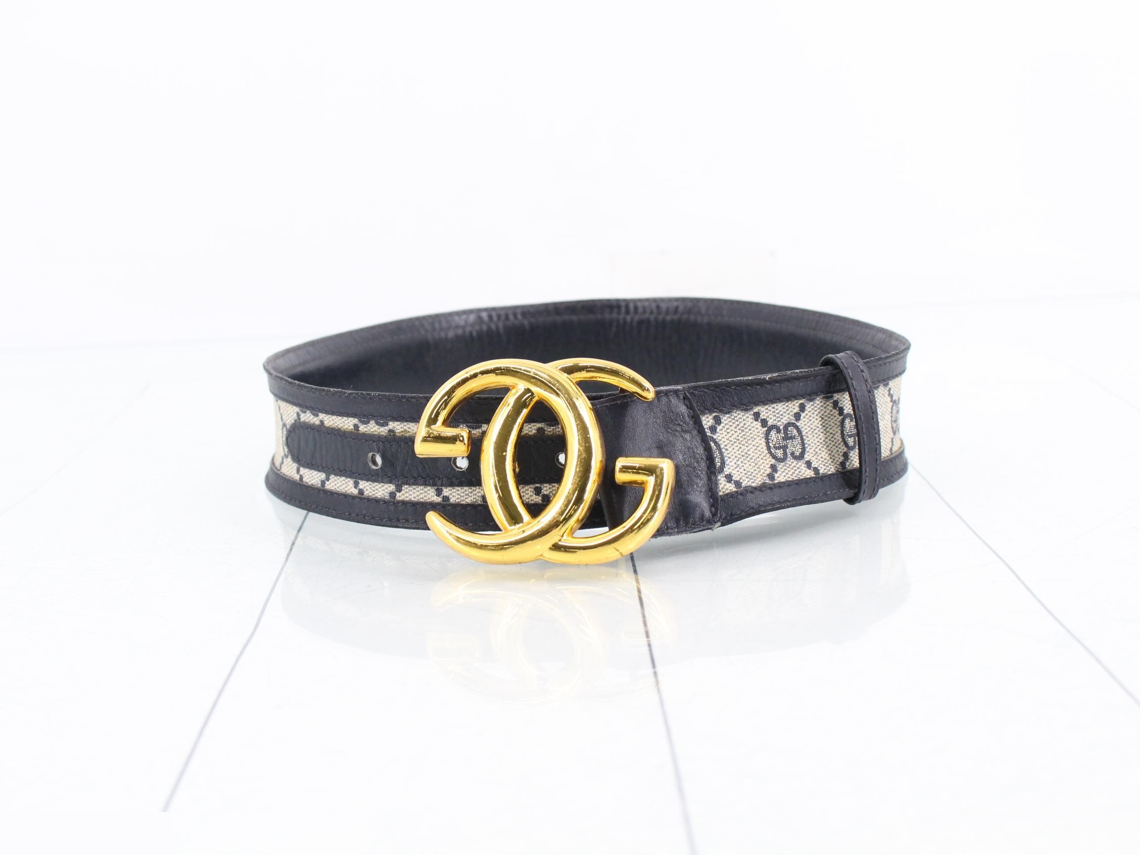 Interlocking G GG buckle belt