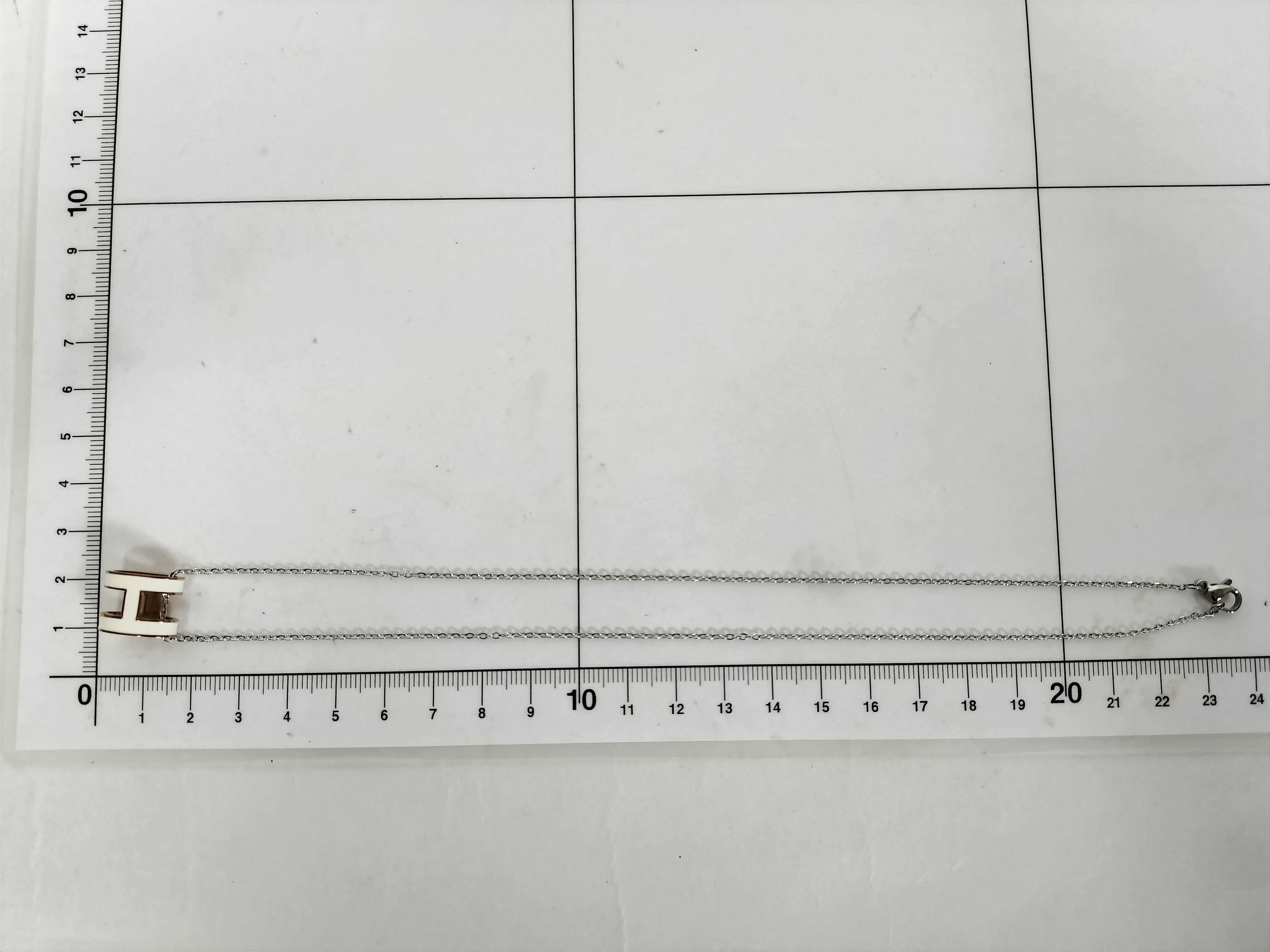 Pop H Necklace White Gold Necklace — view 6