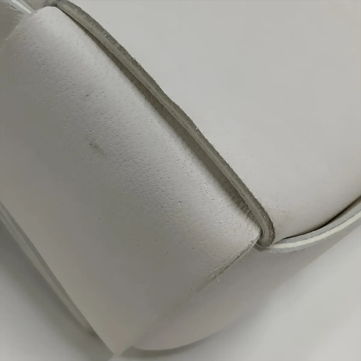 Maxi Intrecciato Cassette Leather Shoulder Bag, White — view 15
