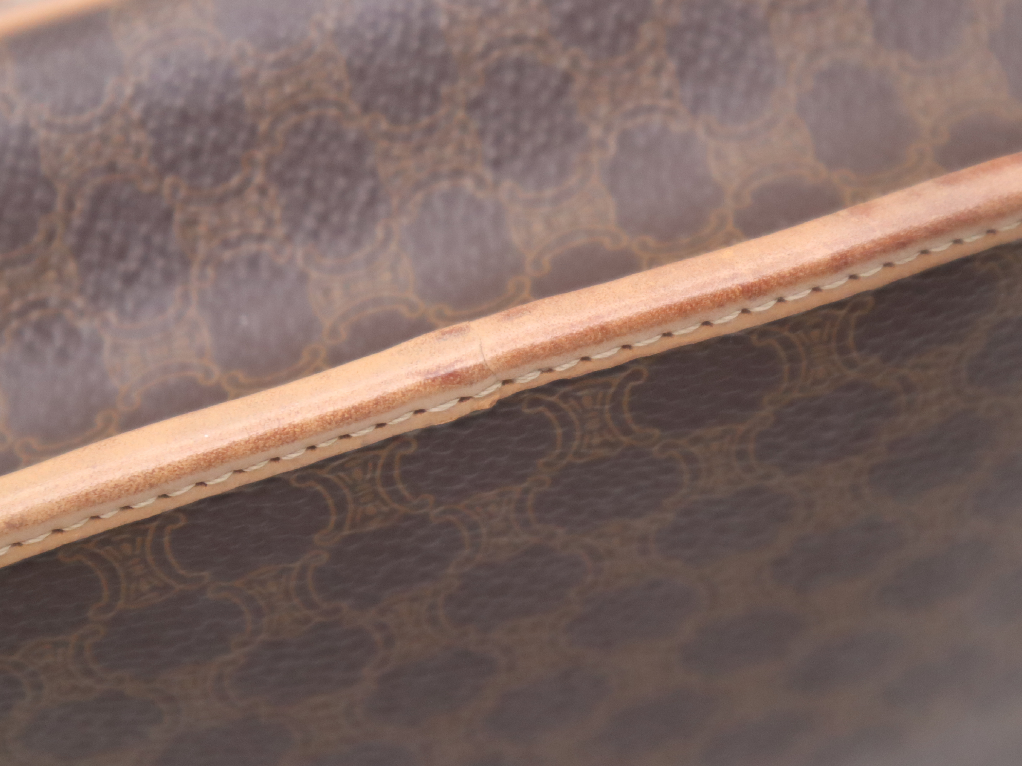 Leather Macadam Pattern Shoulder Bag — view 11