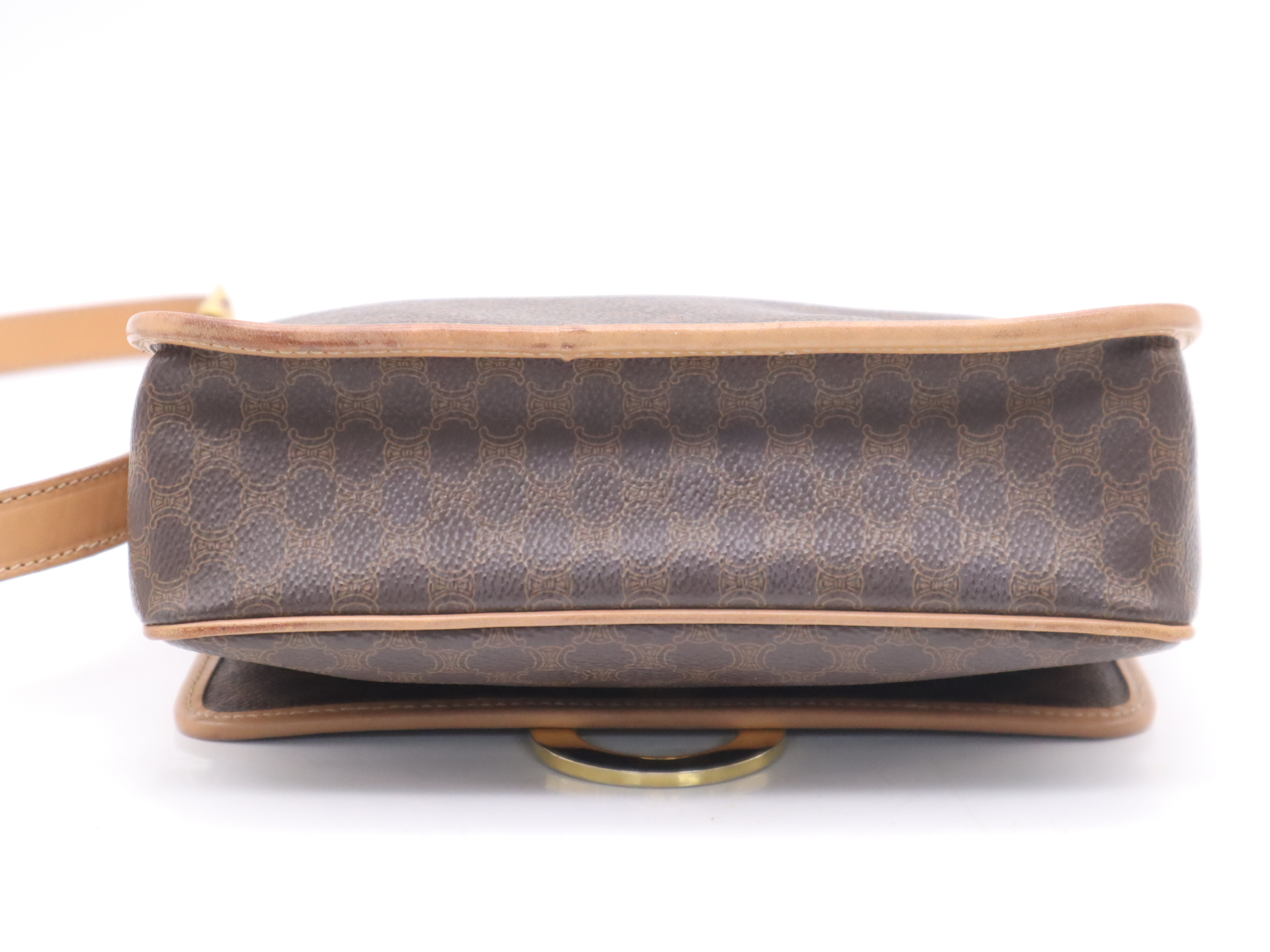 Leather Macadam Pattern Shoulder Bag — view 4