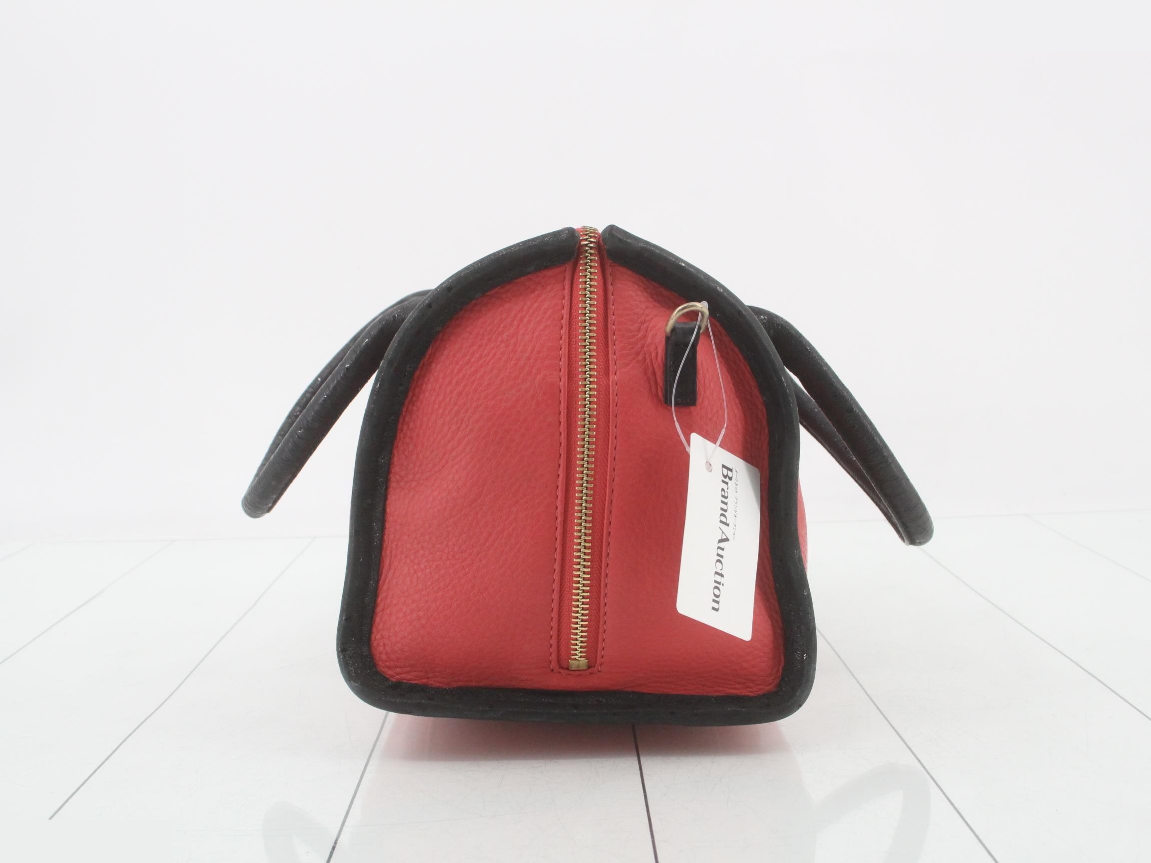 2-way shoulder bag, black leather — view 3