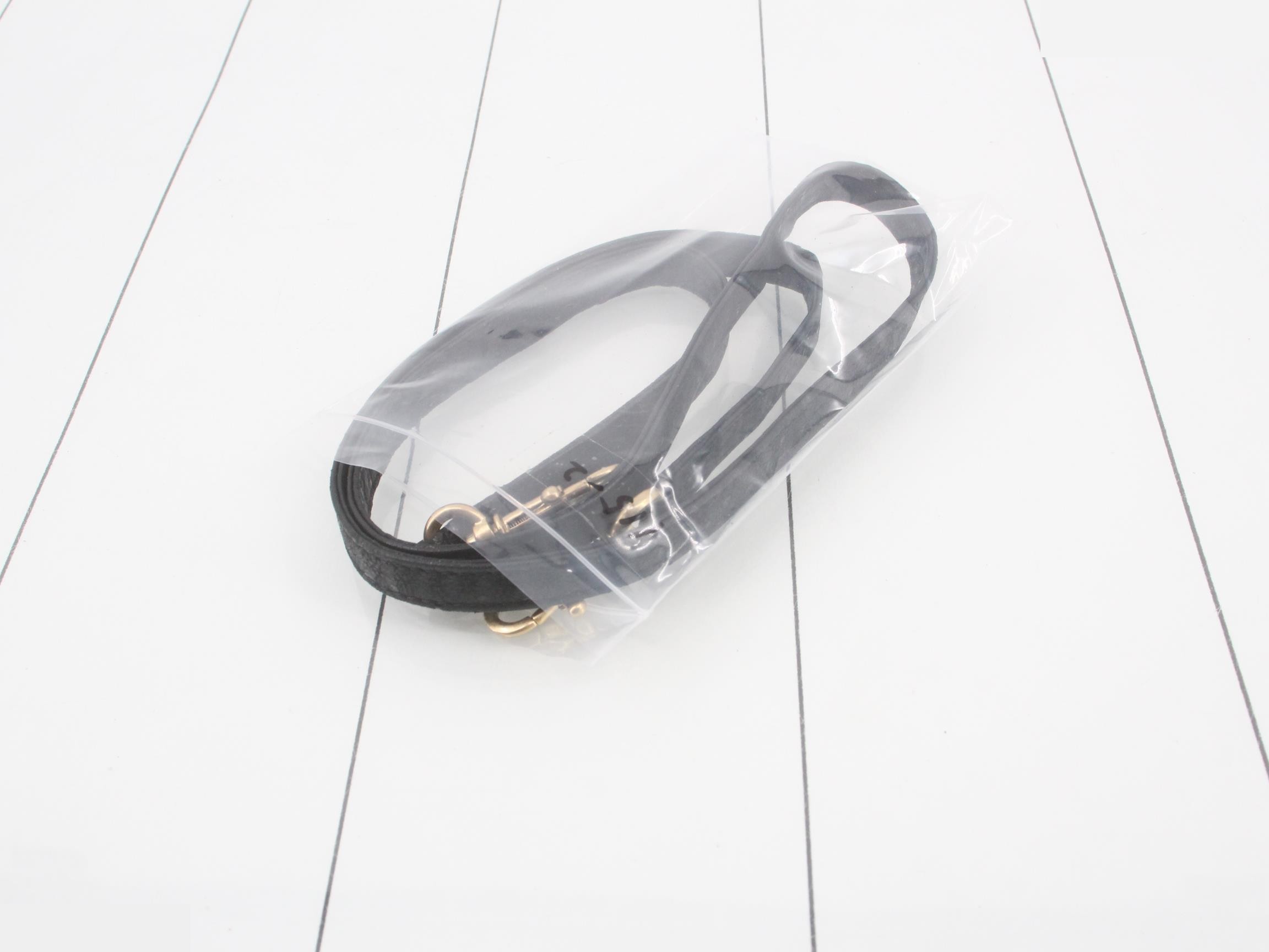 2-way shoulder bag, black leather — view 7