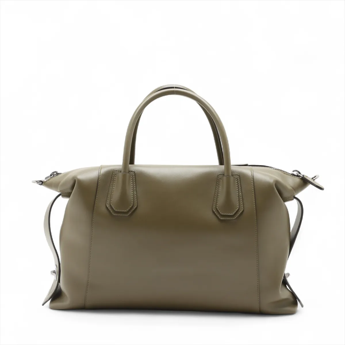 Antigona Leather 2WAY Handbag Khaki — view 2