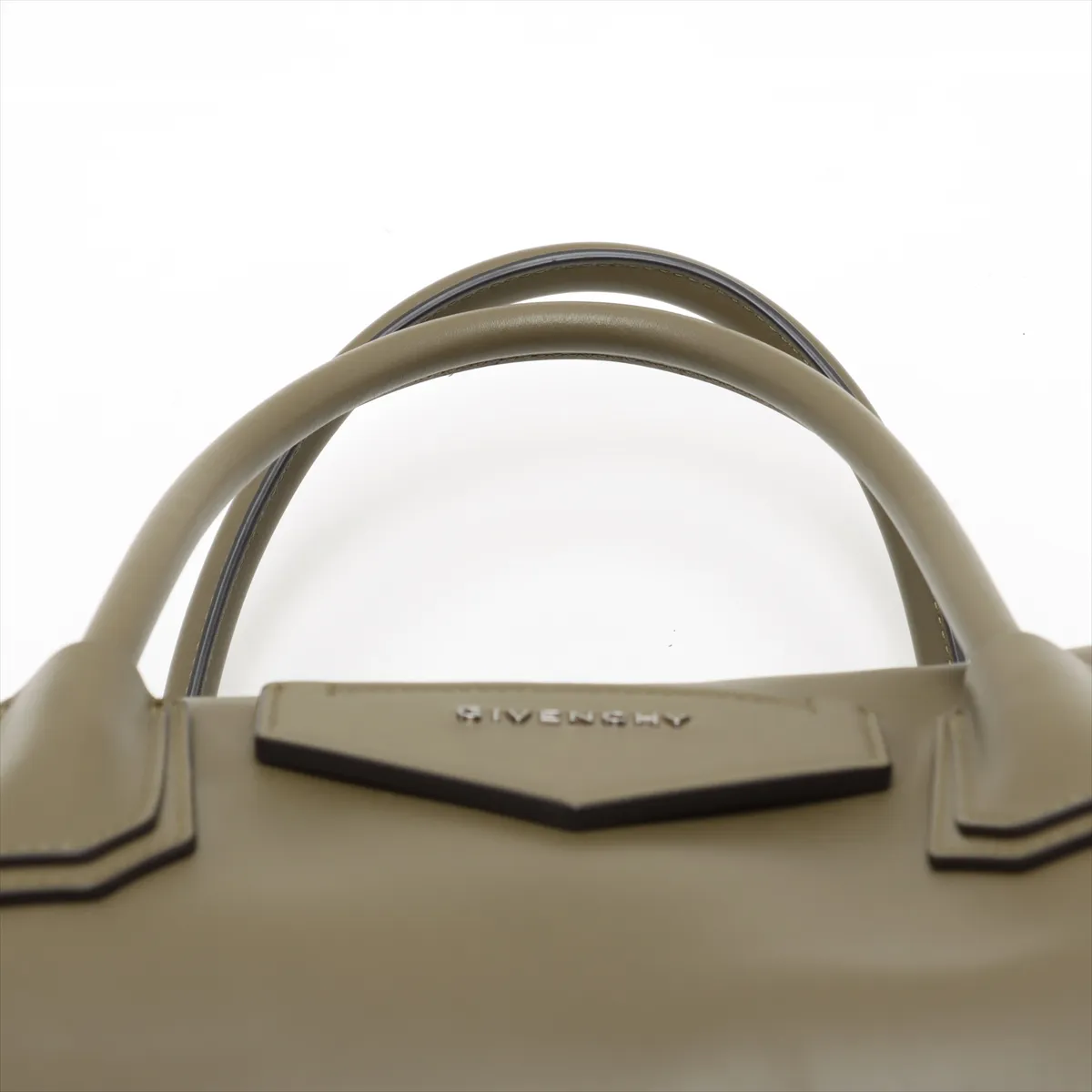Antigona Leather 2WAY Handbag Khaki — view 6