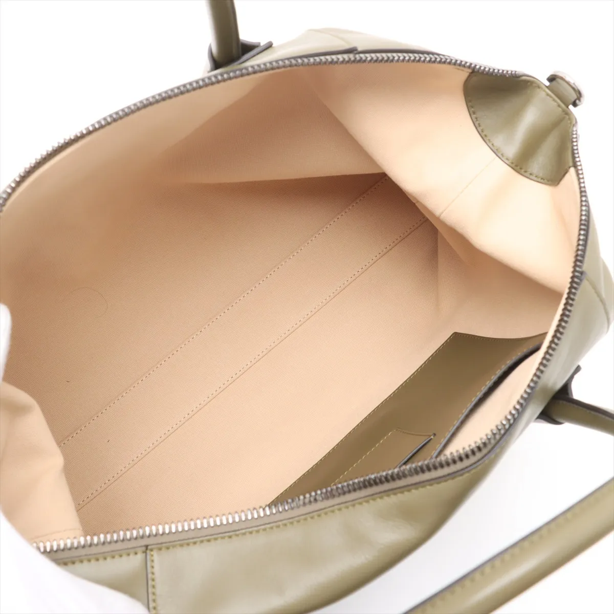 Antigona Leather 2WAY Handbag Khaki — view 8
