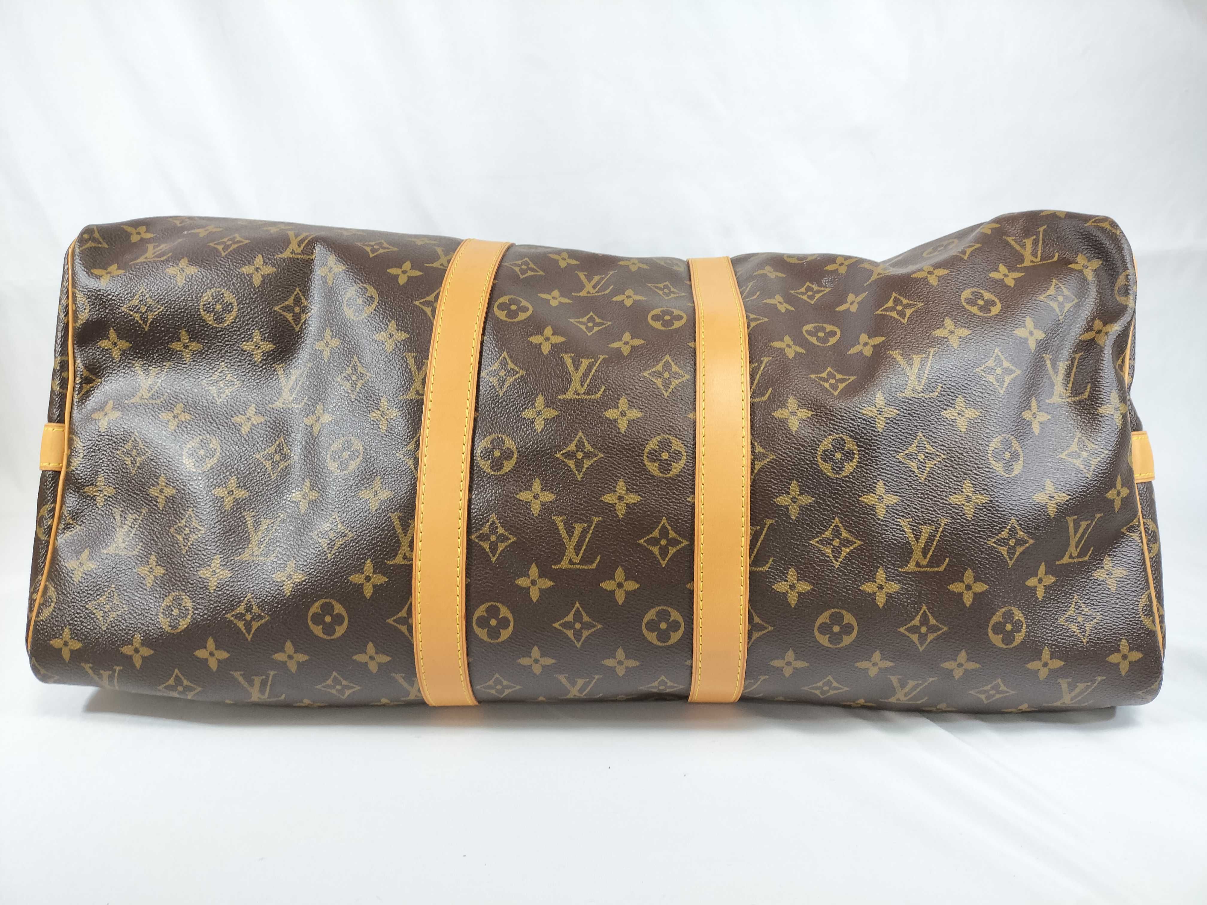 Monogram M41414 Keepall Bandoulière 55 Boston Bag — view 8