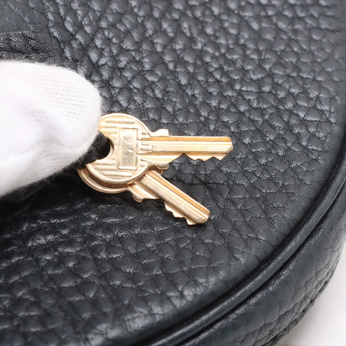 Intercity Vanity Taurillon Clemence Black Gold Hardware B:1998 — view 12