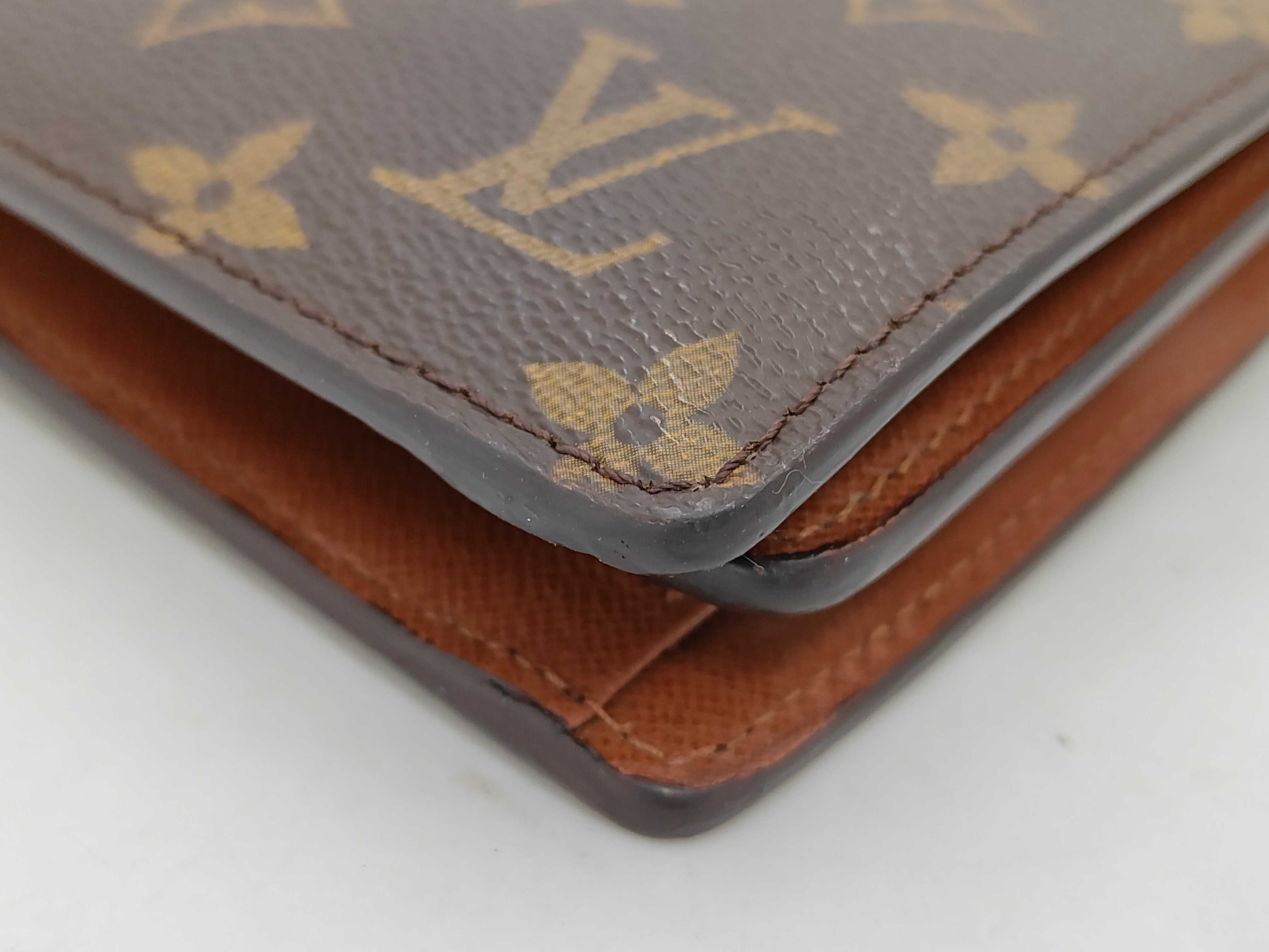 Monogram Louis Vuitton Vintage Buckle Envelope Shoulder Bag — view 3