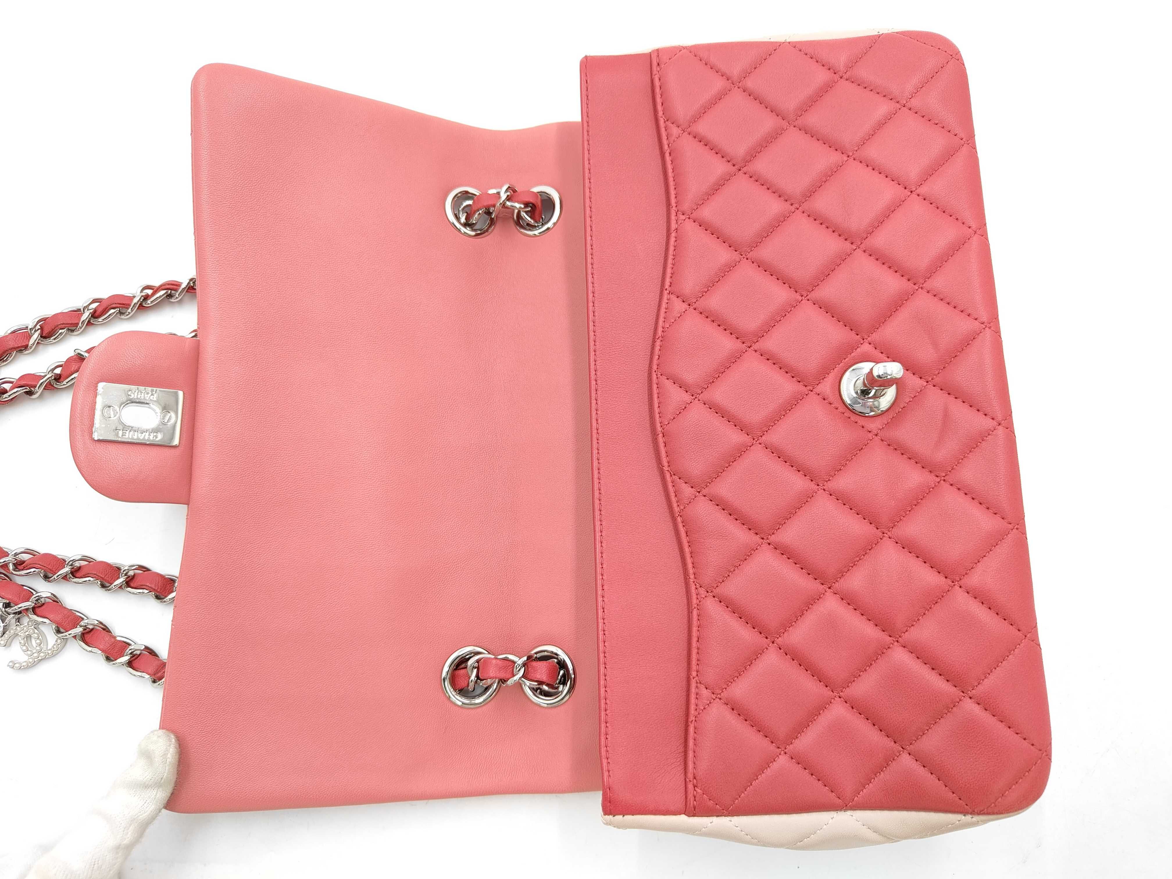 Valentine's Day Limited Edition Single Flap Lambskin Pink SS Shoulder Bag — view 8