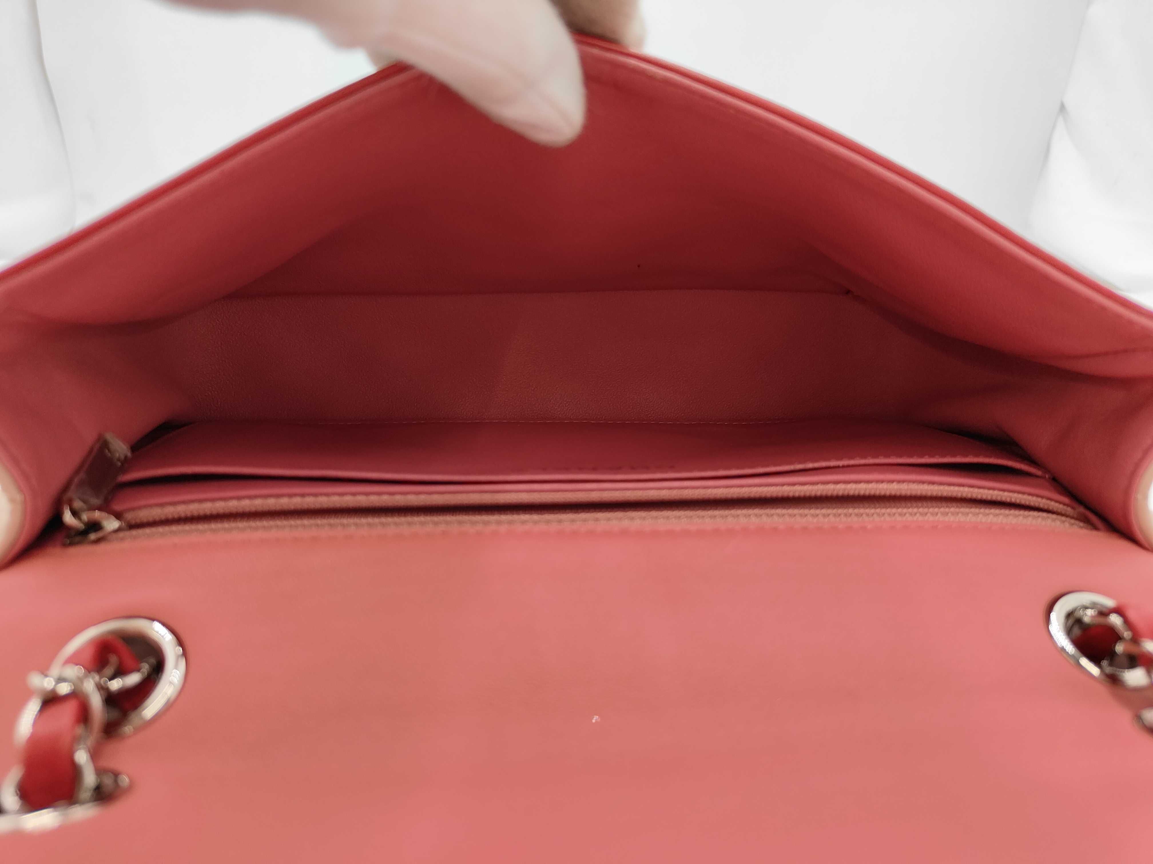 Valentine's Day Limited Edition Single Flap Lambskin Pink SS Shoulder Bag — view 9
