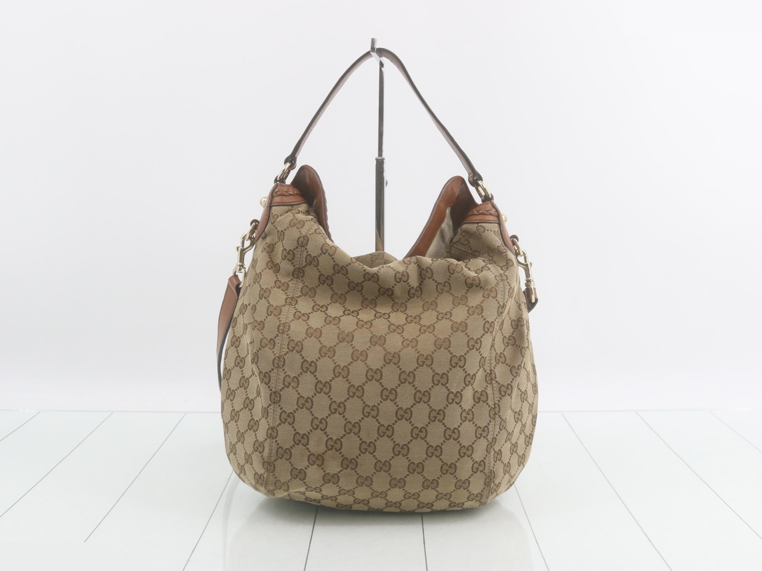 GG Canvas Interlocking Shoulder Bag — view 2
