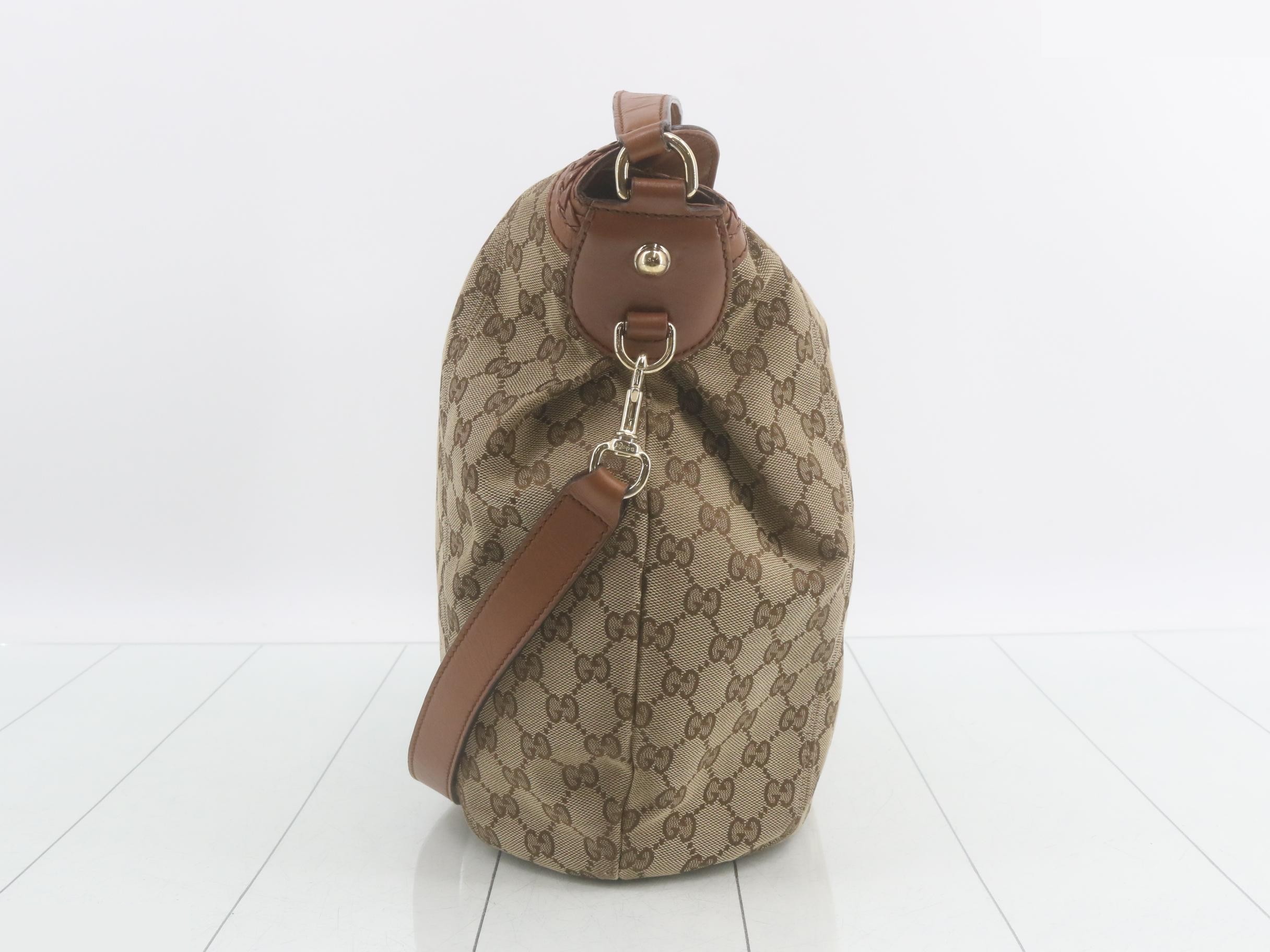 GG Canvas Interlocking Shoulder Bag — view 3