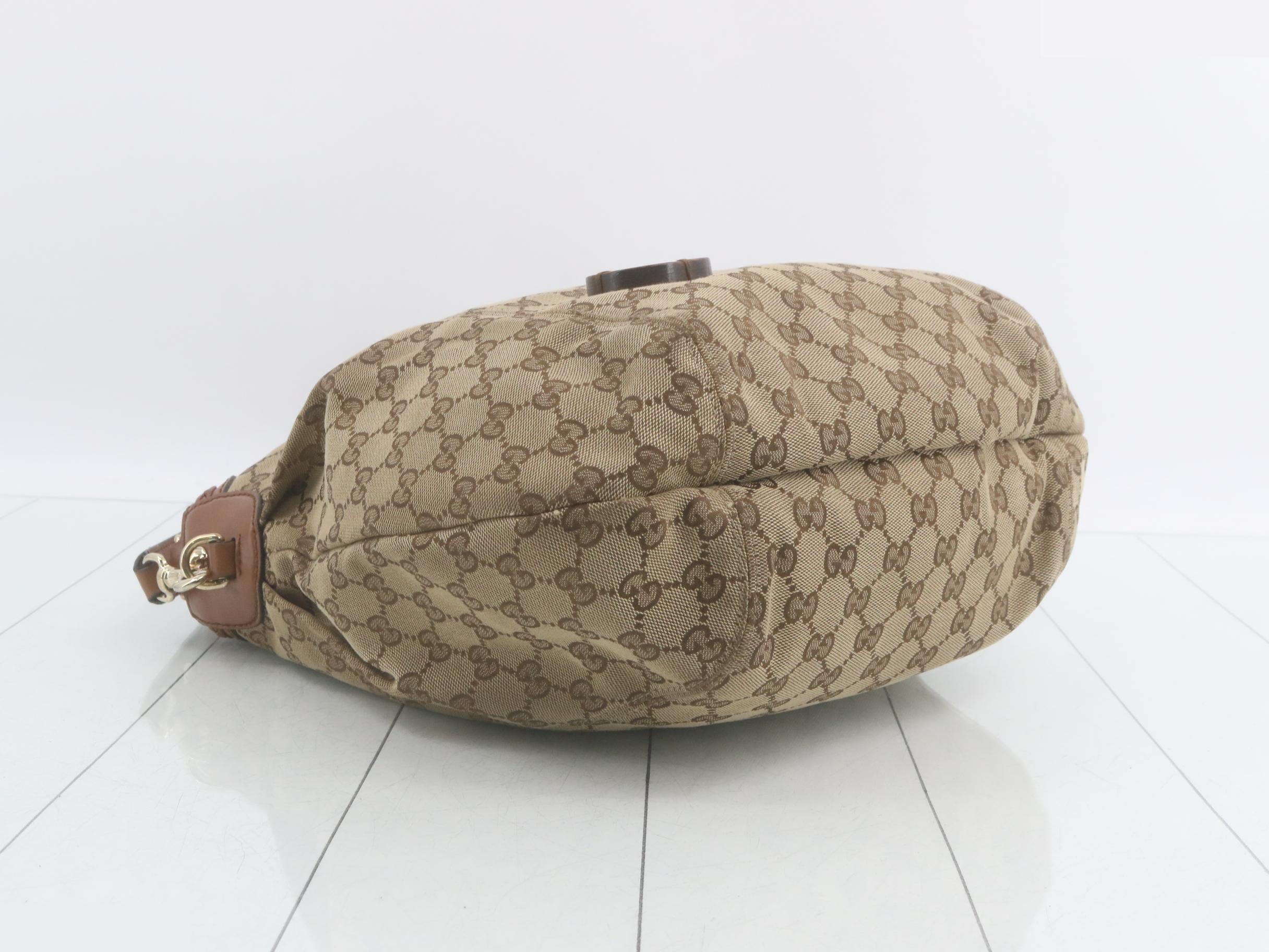 GG Canvas Interlocking Shoulder Bag — view 5