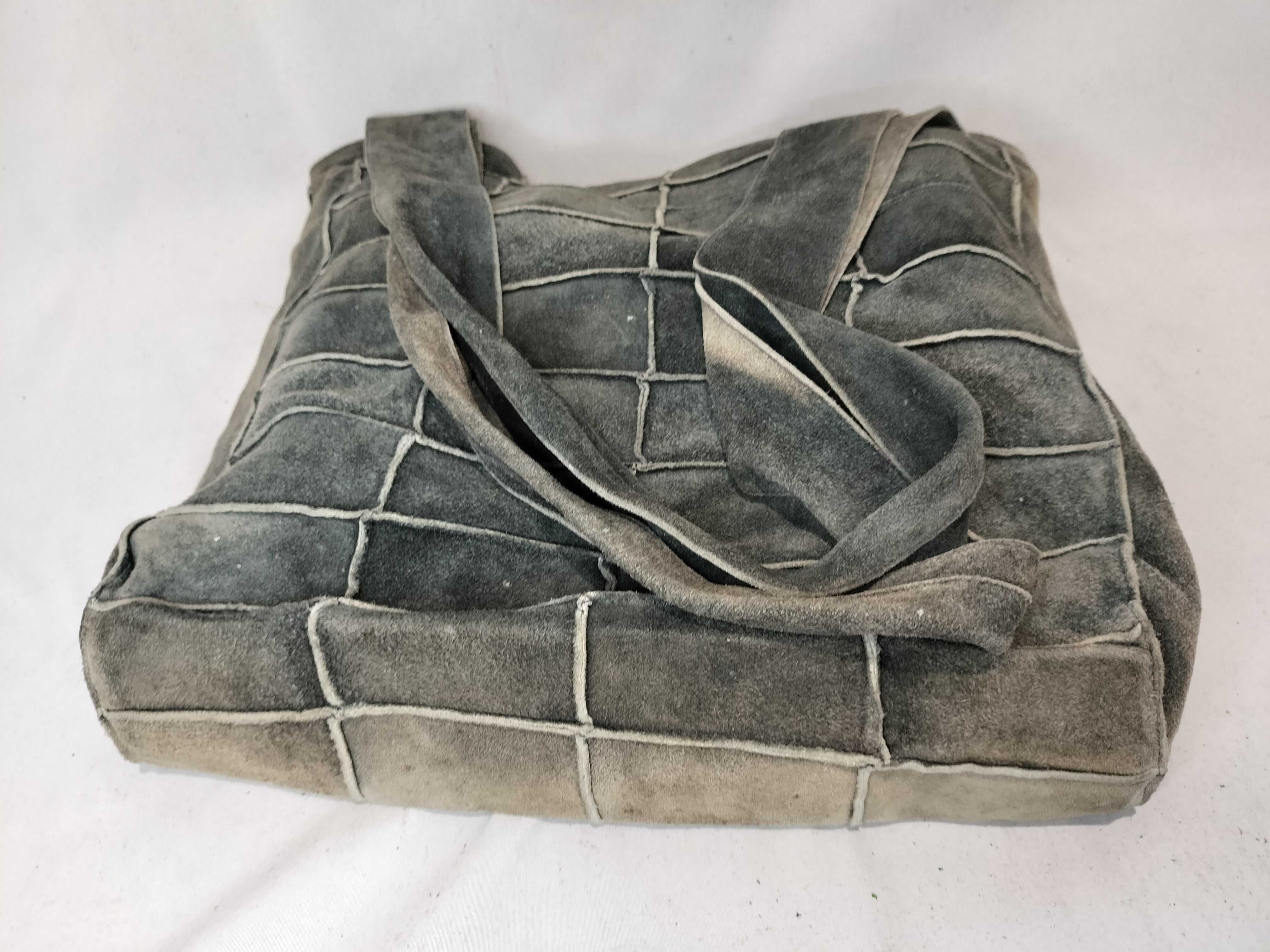 Chocolate Bar Suede Tote Bag Handbag — view 7