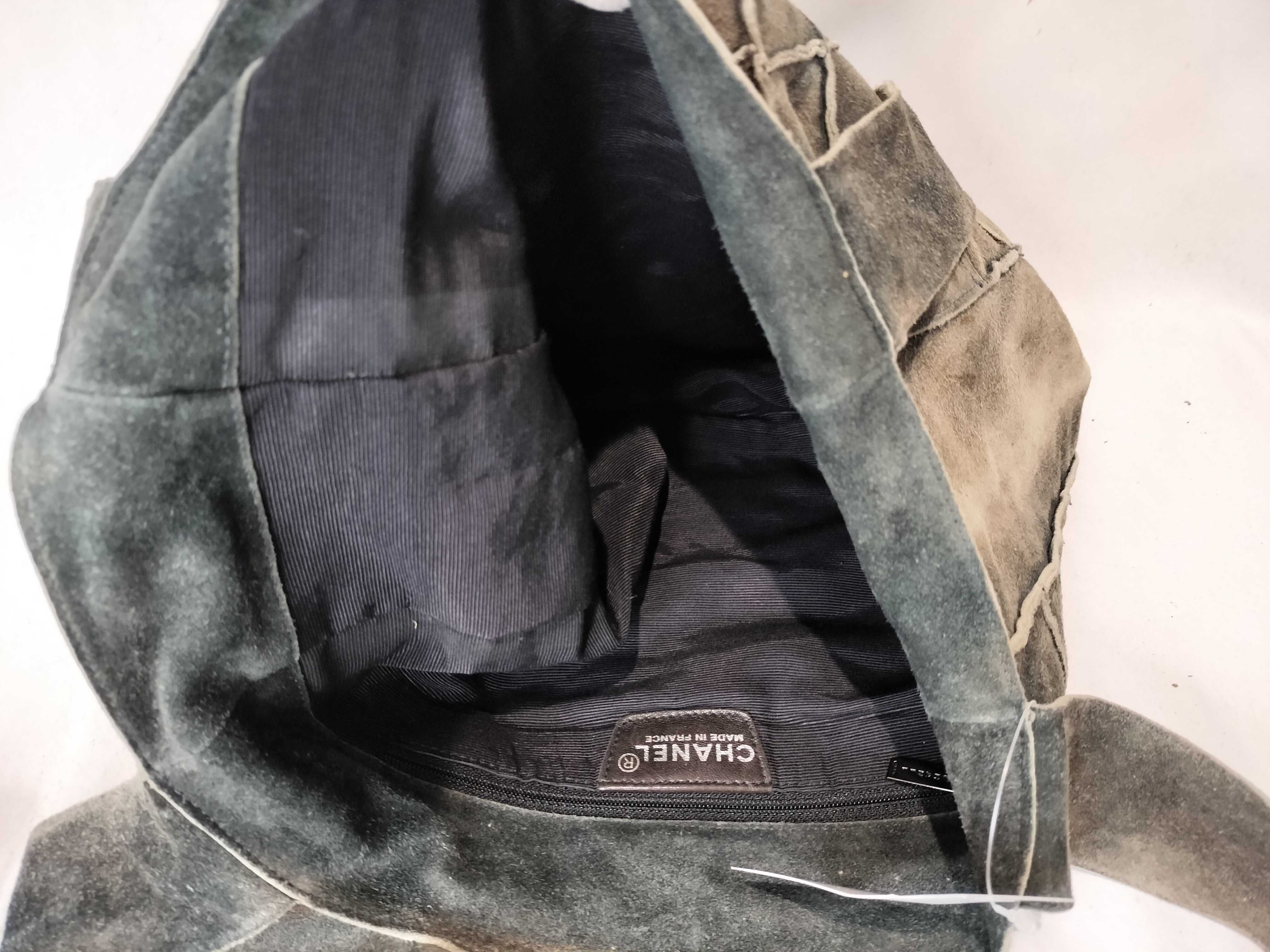 Chocolate Bar Suede Tote Bag Handbag — view 8
