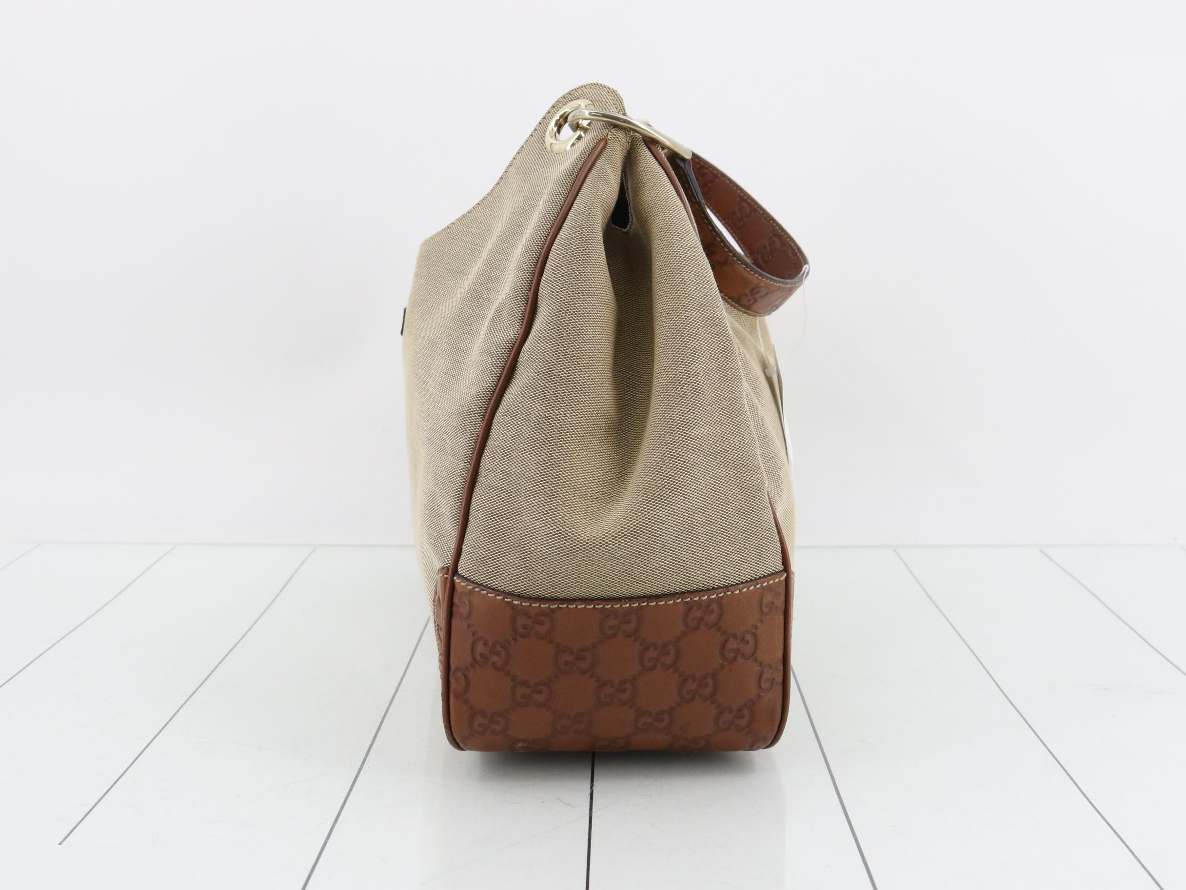 Guccissima canvas combination handbag — view 3