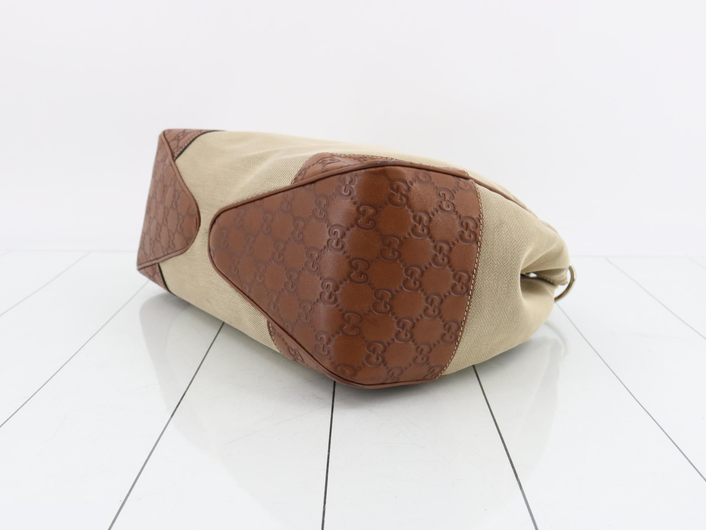 Guccissima canvas combination handbag — view 6