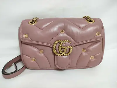 GG Marmont Quilted Chain Shoulder Bag