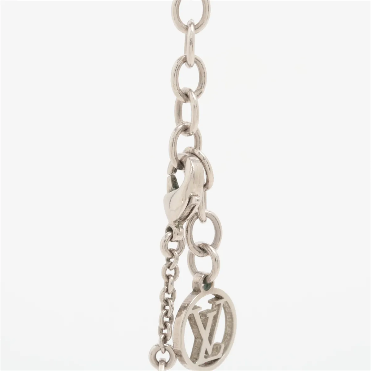 M63197 Essential V Necklace LE4262, GP Silver, with — view 3
