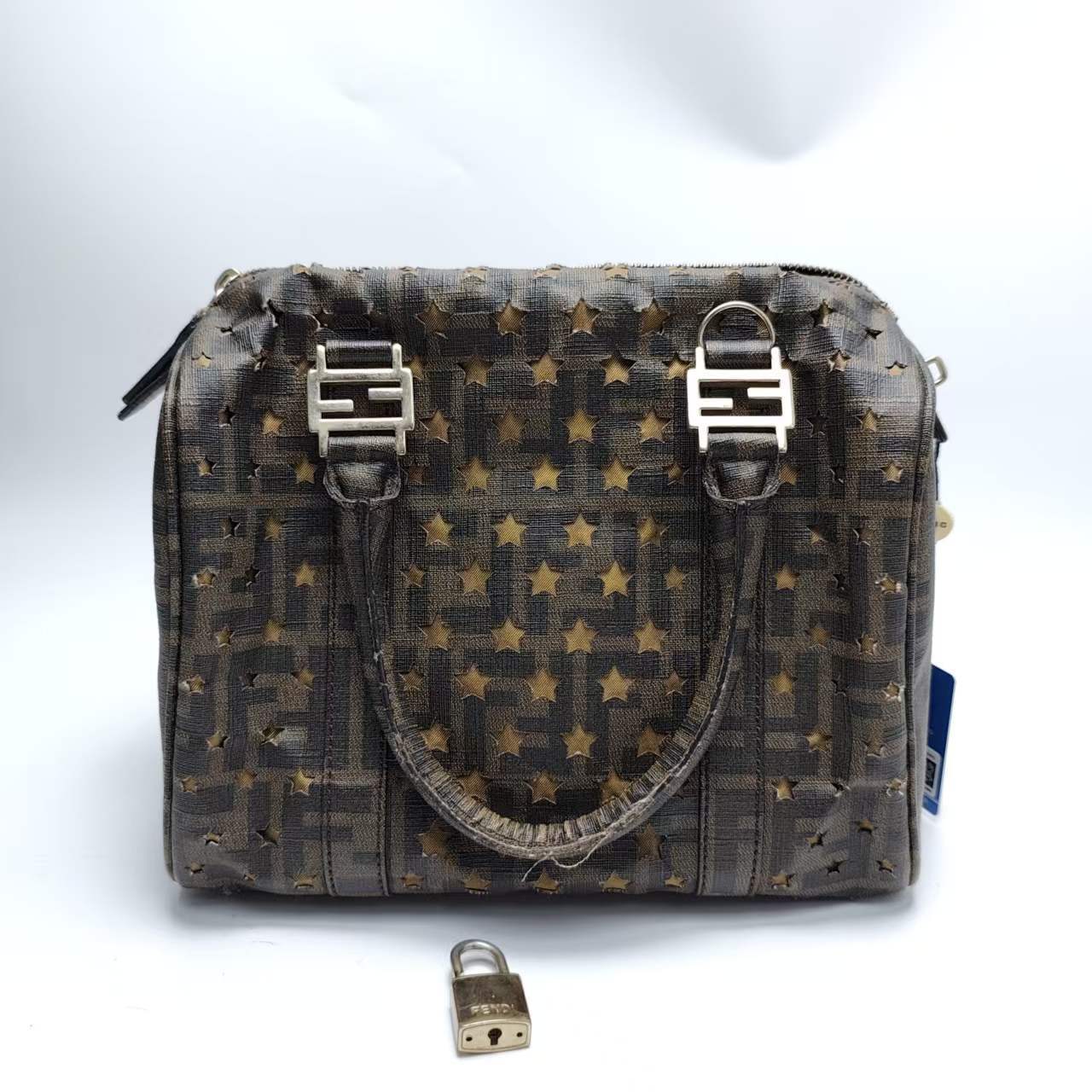【*Shipped from: China*】FENDI Boston PU Handbag — view 2