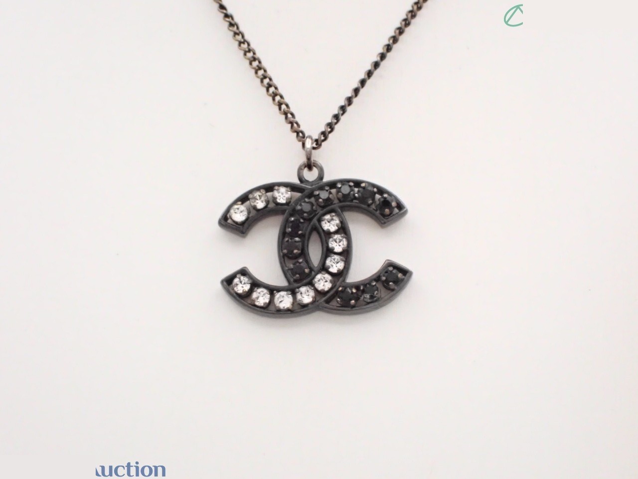 Coco Mark Rhinestone Necklace, Chain approx. 46cm