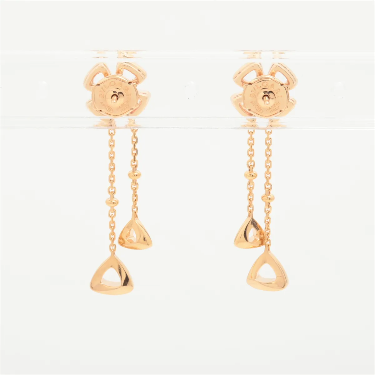 Bulgari Fiorever Diamond Earrings 750(PG) 7.2g REKKWM 357143 — view 2
