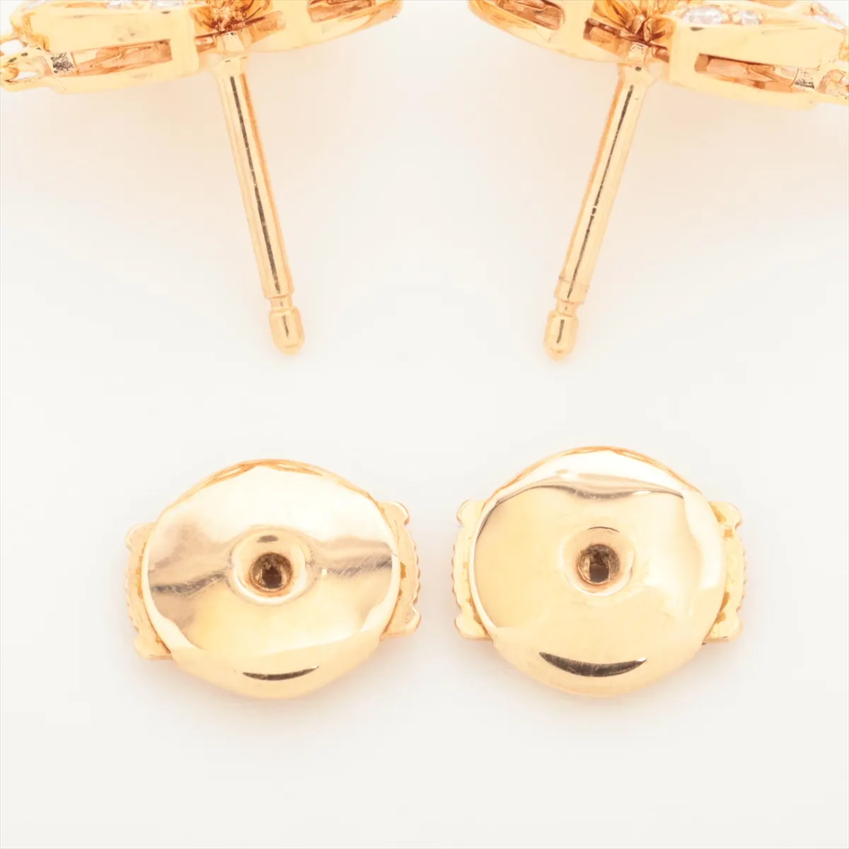 Bulgari Fiorever Diamond Earrings 750(PG) 7.2g REKKWM 357143 — view 4