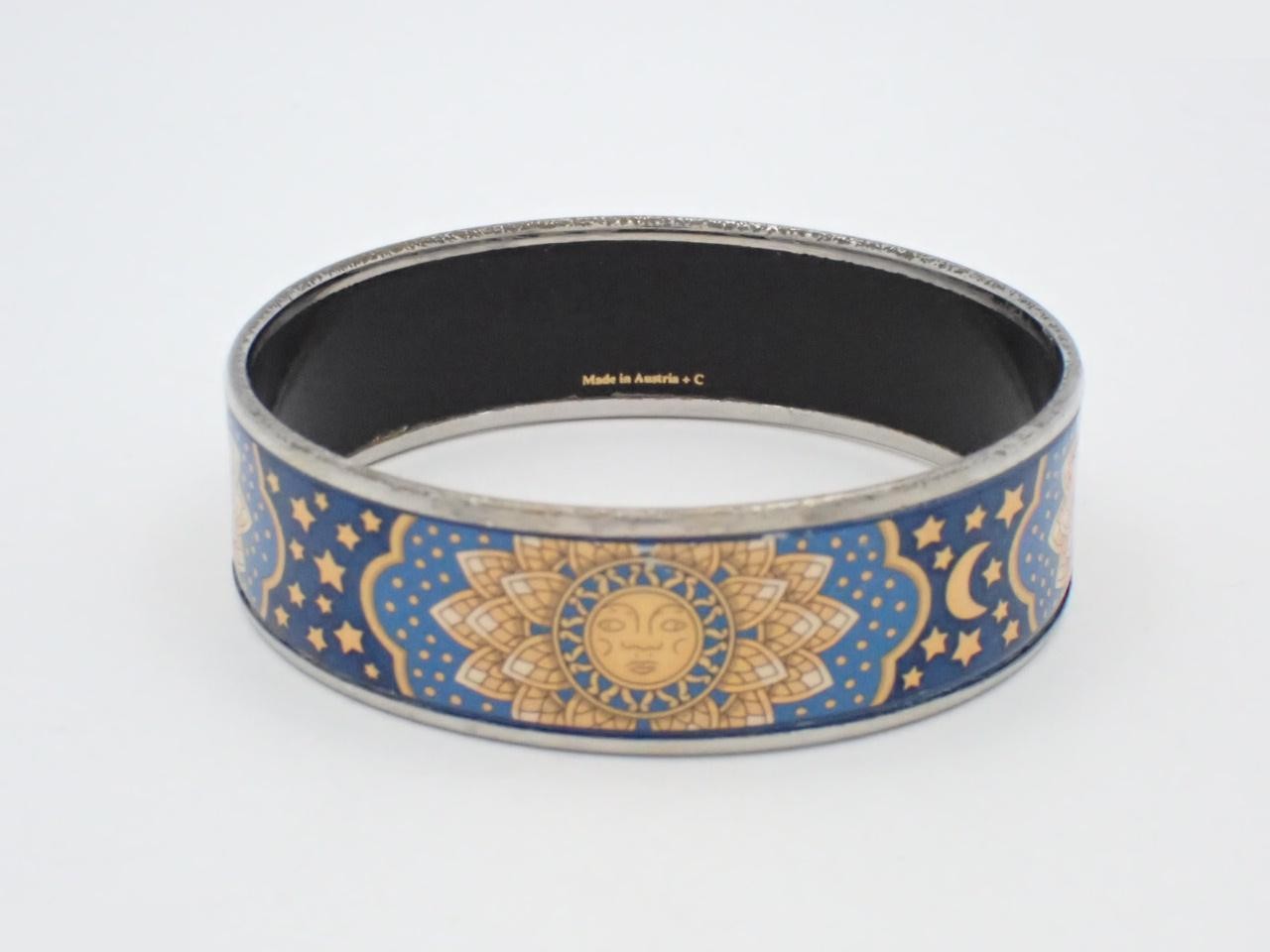 Enamel bracelet/bangle, wrist circumference approximately 20cm — view 2