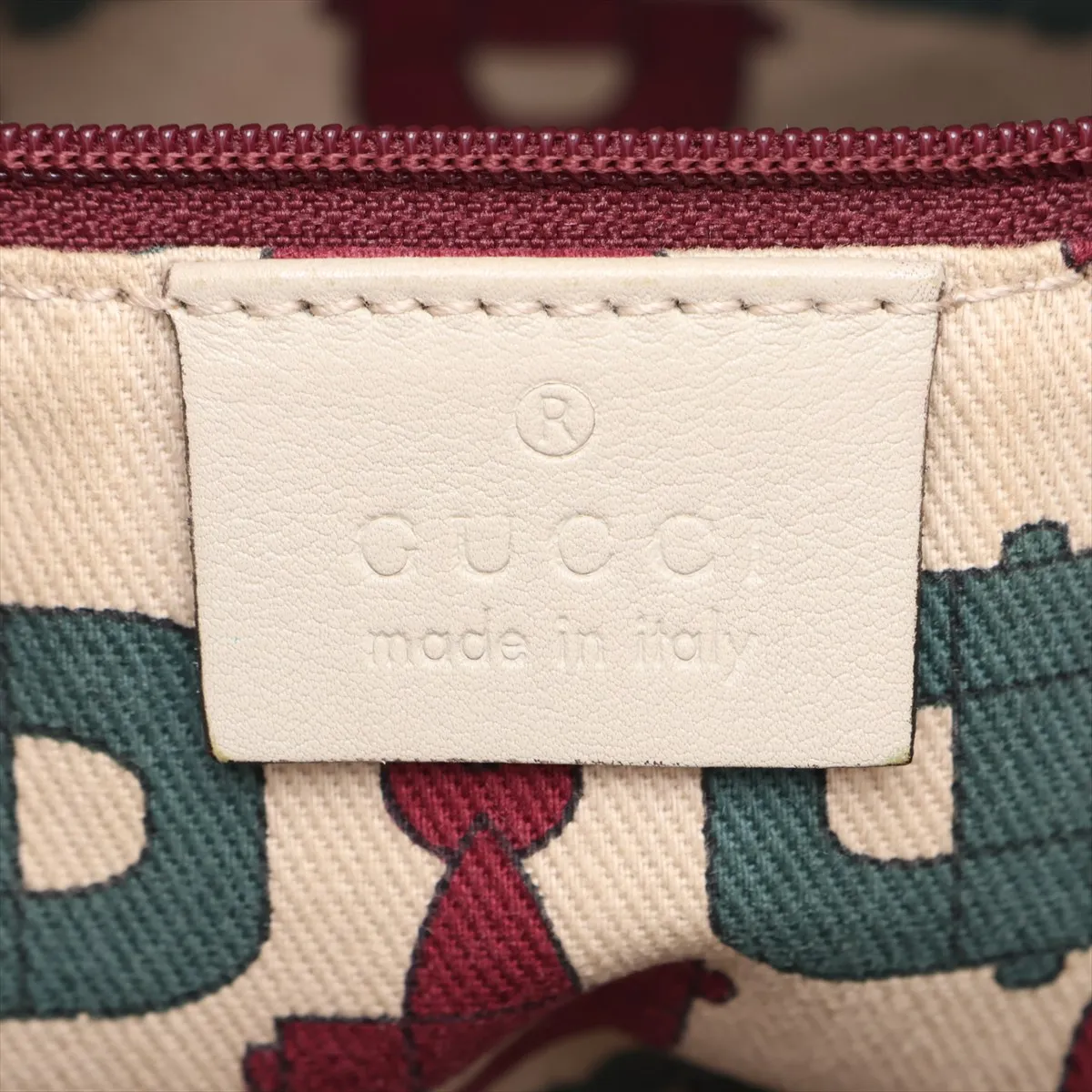 Guccissima 130736 Leather Tote Bag White — view 9