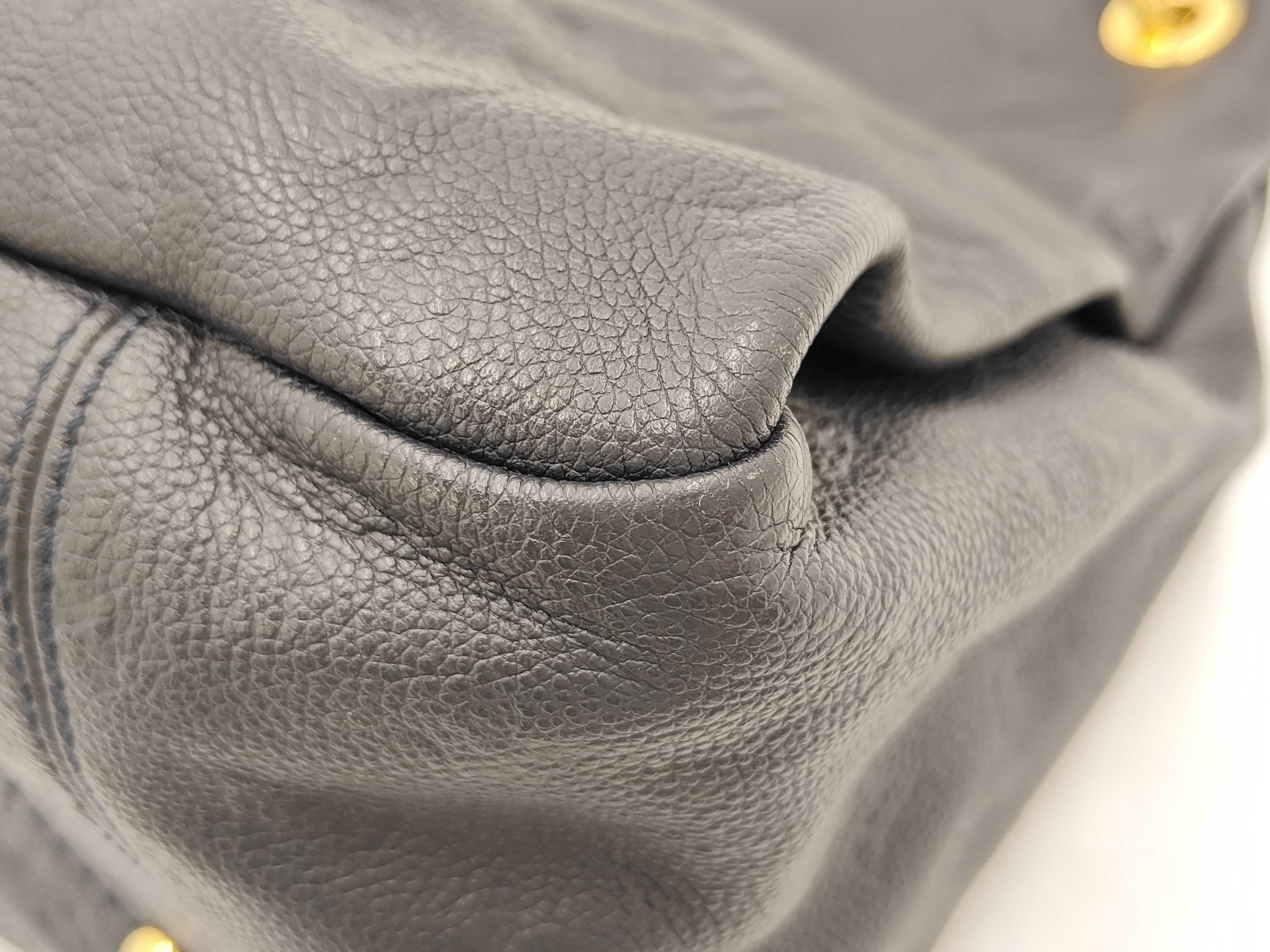 LV Artsy Monogram Embossed Braided Handle Handbag — view 6