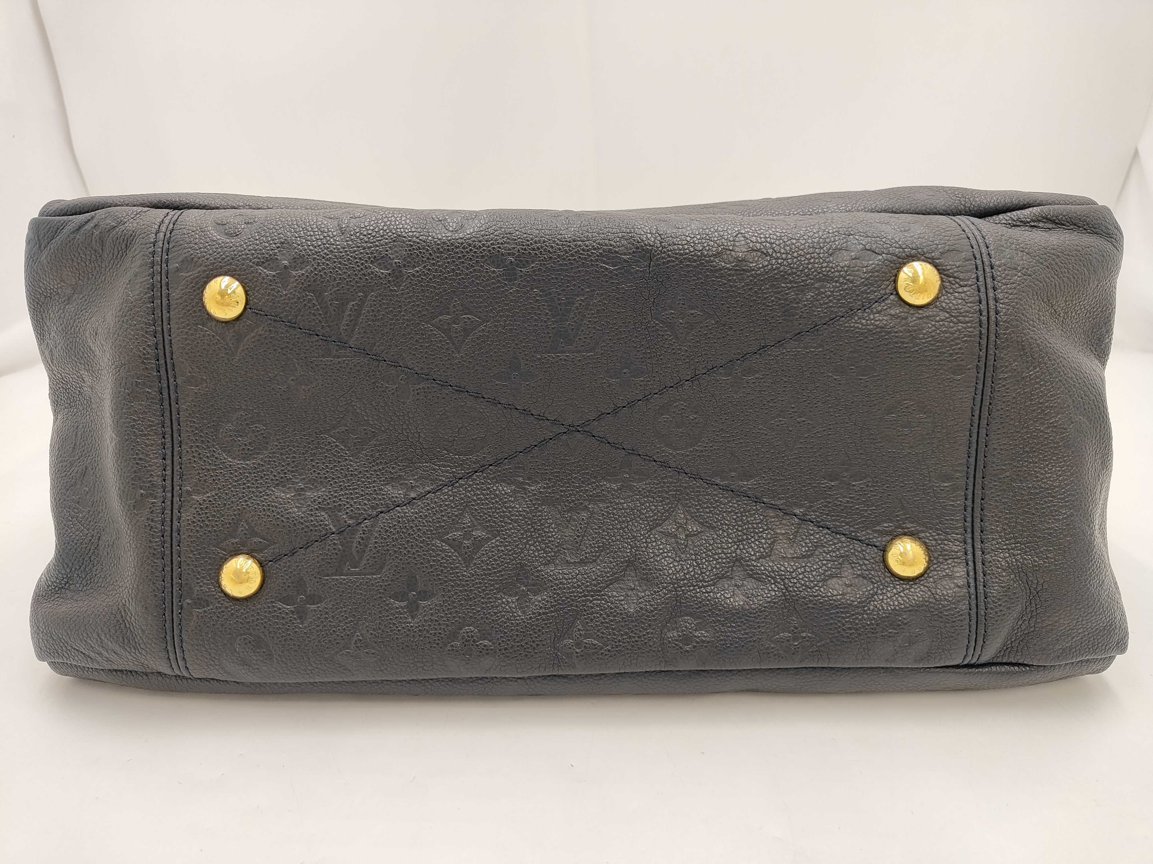 LV Artsy Monogram Embossed Braided Handle Handbag — view 7