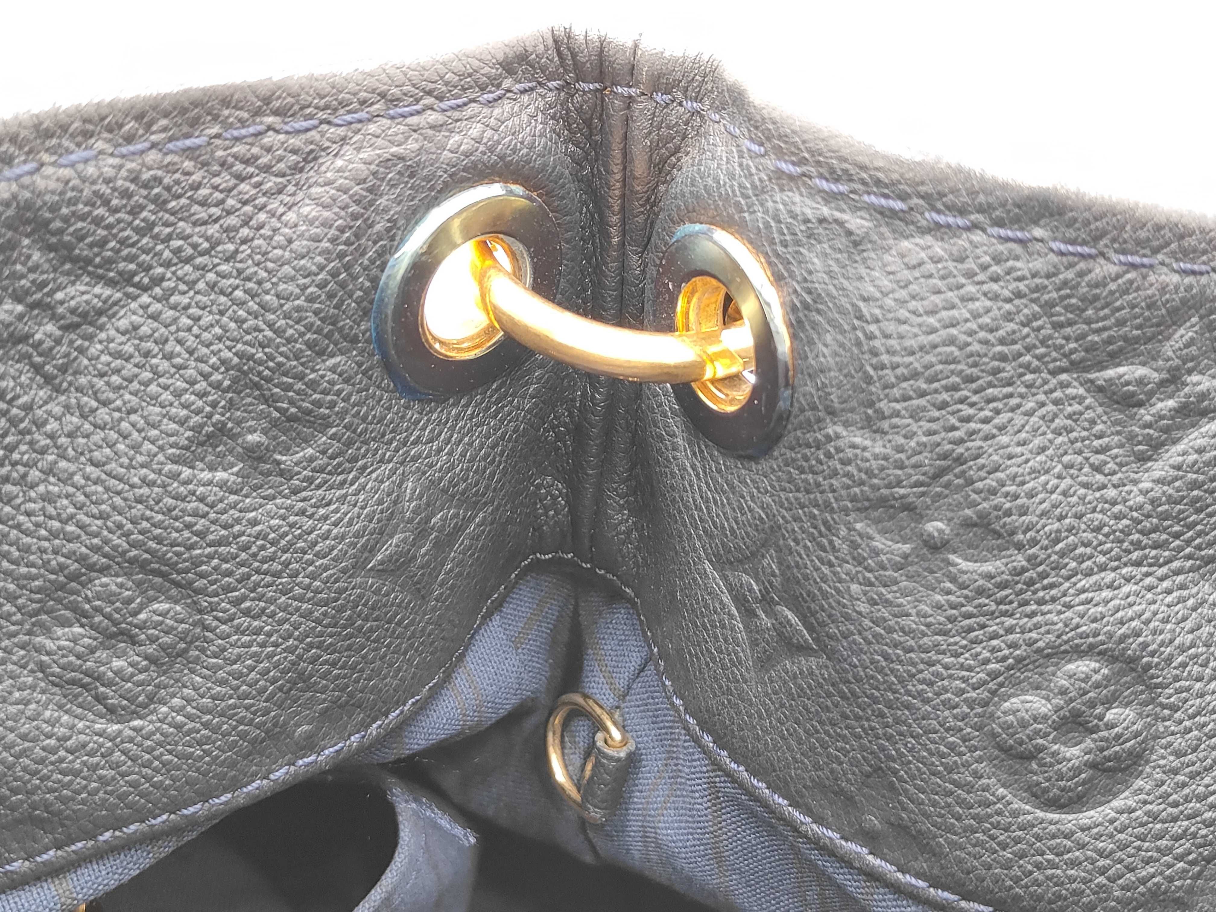 LV Artsy Monogram Embossed Braided Handle Handbag — view 10