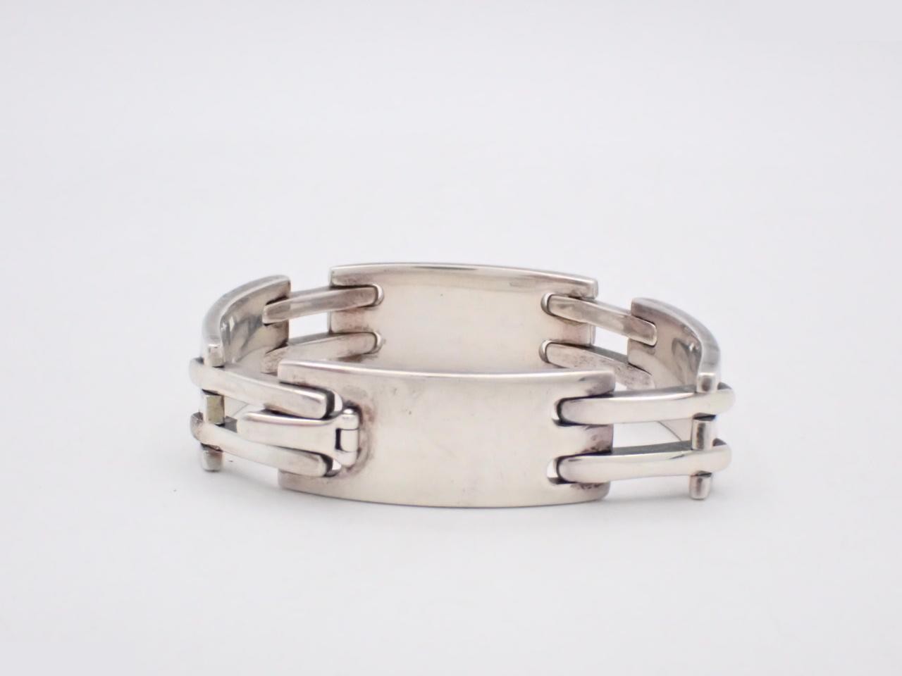 Silver bracelet, wrist circumference approximately 16.5 cm, 925 sterling silver, 58.6 g — view 2