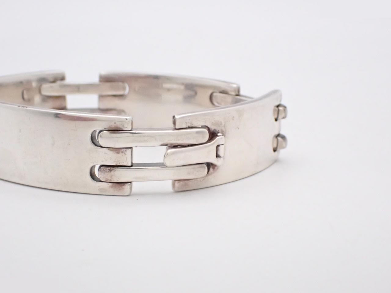 Silver bracelet, wrist circumference approximately 16.5 cm, 925 sterling silver, 58.6 g — view 3