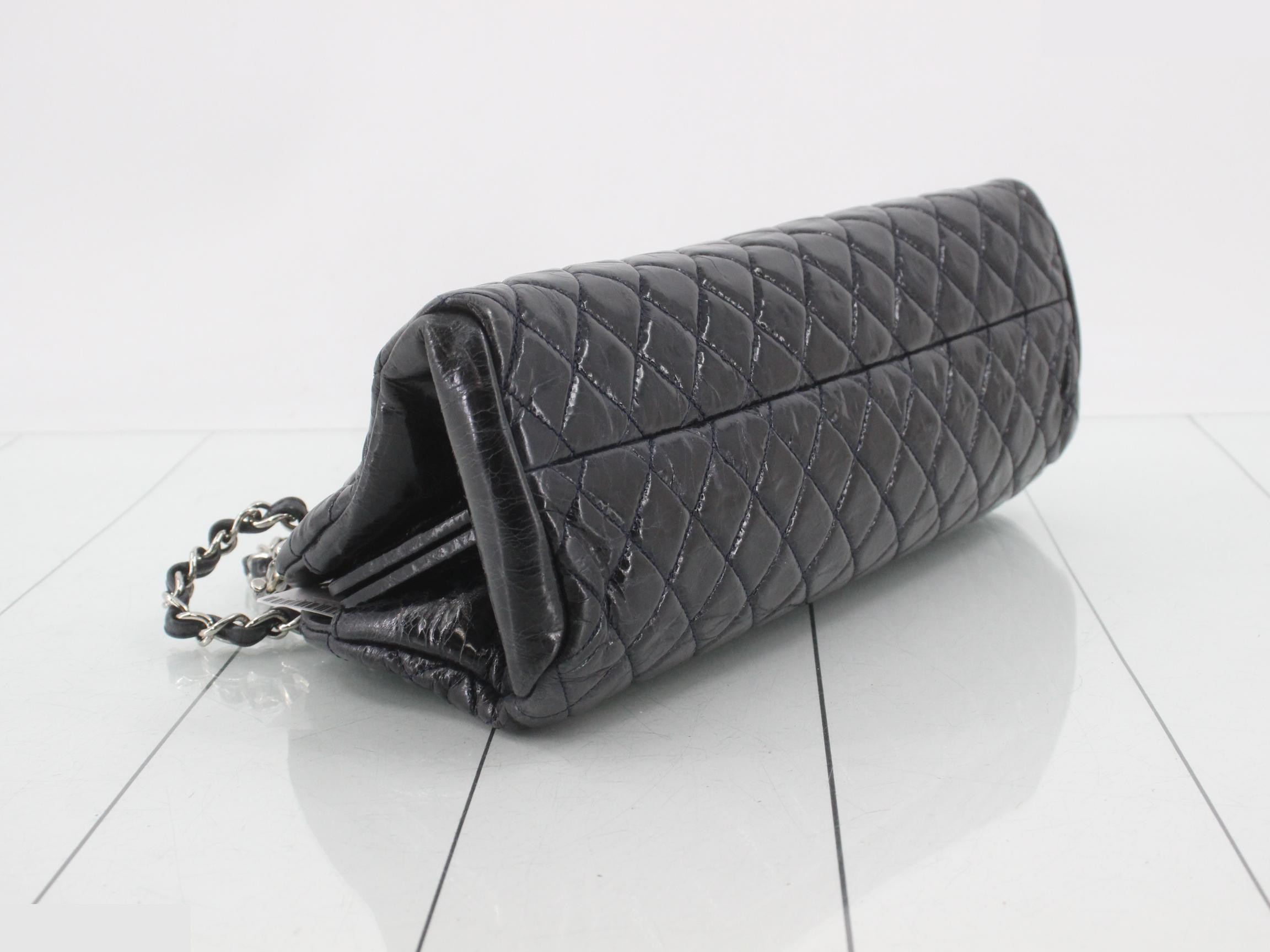 Mademoiselle Leather Coco Mark Chain Shoulder Bag — view 5