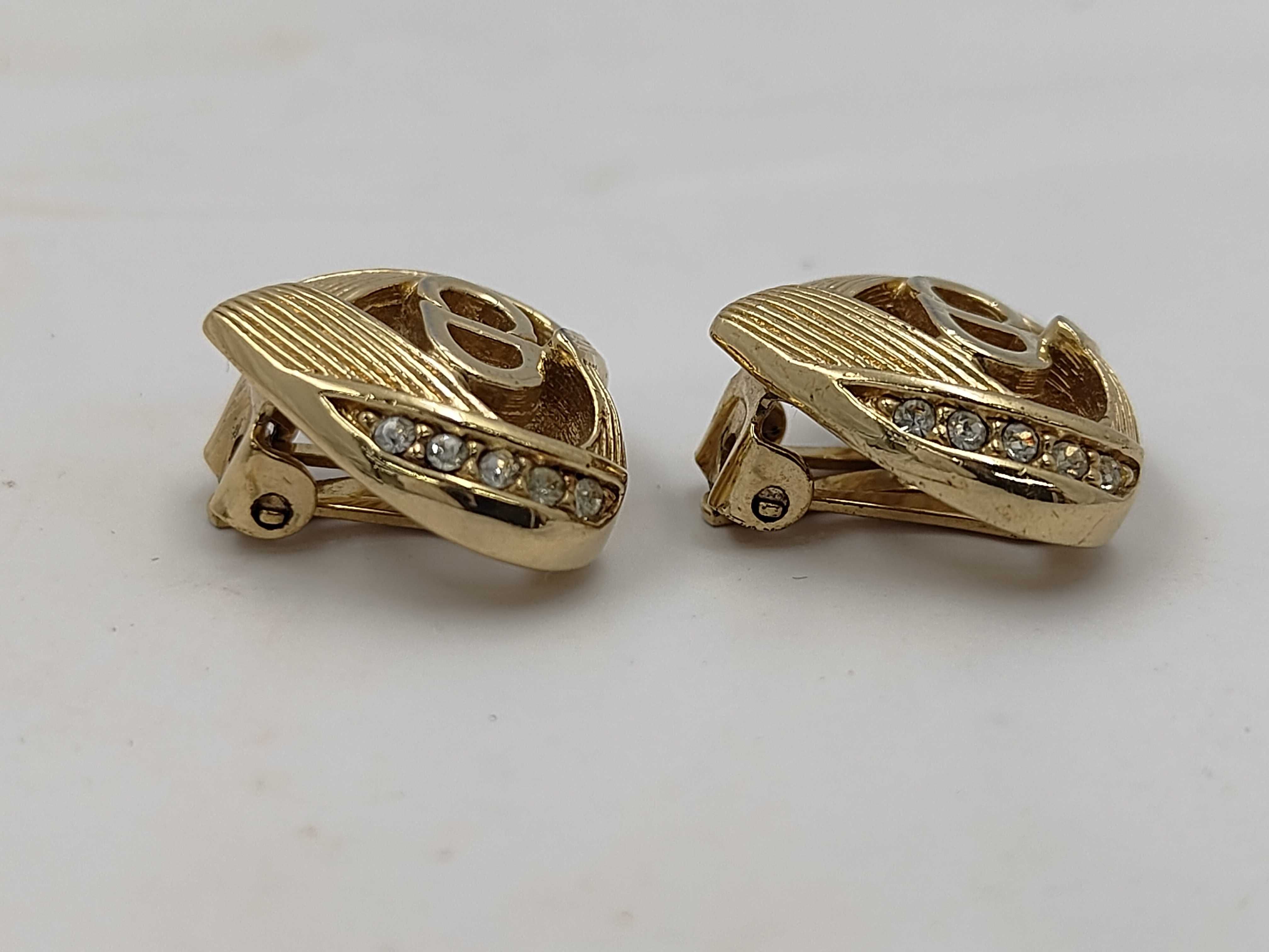 Rhinestone CD GP Earrings — view 3