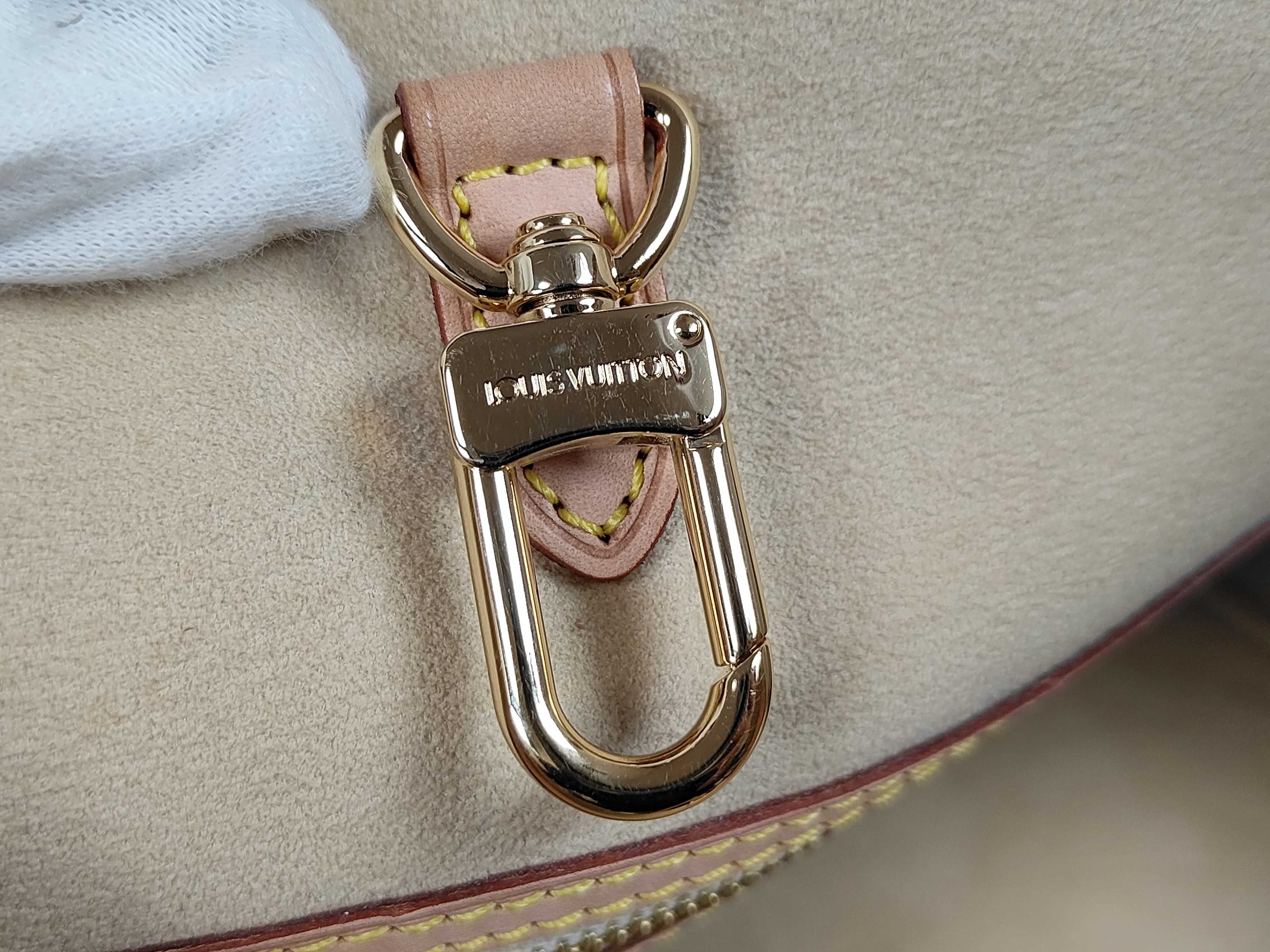 Damier Azur Coated Canvas x Leather Tote Bag Handbag — view 13